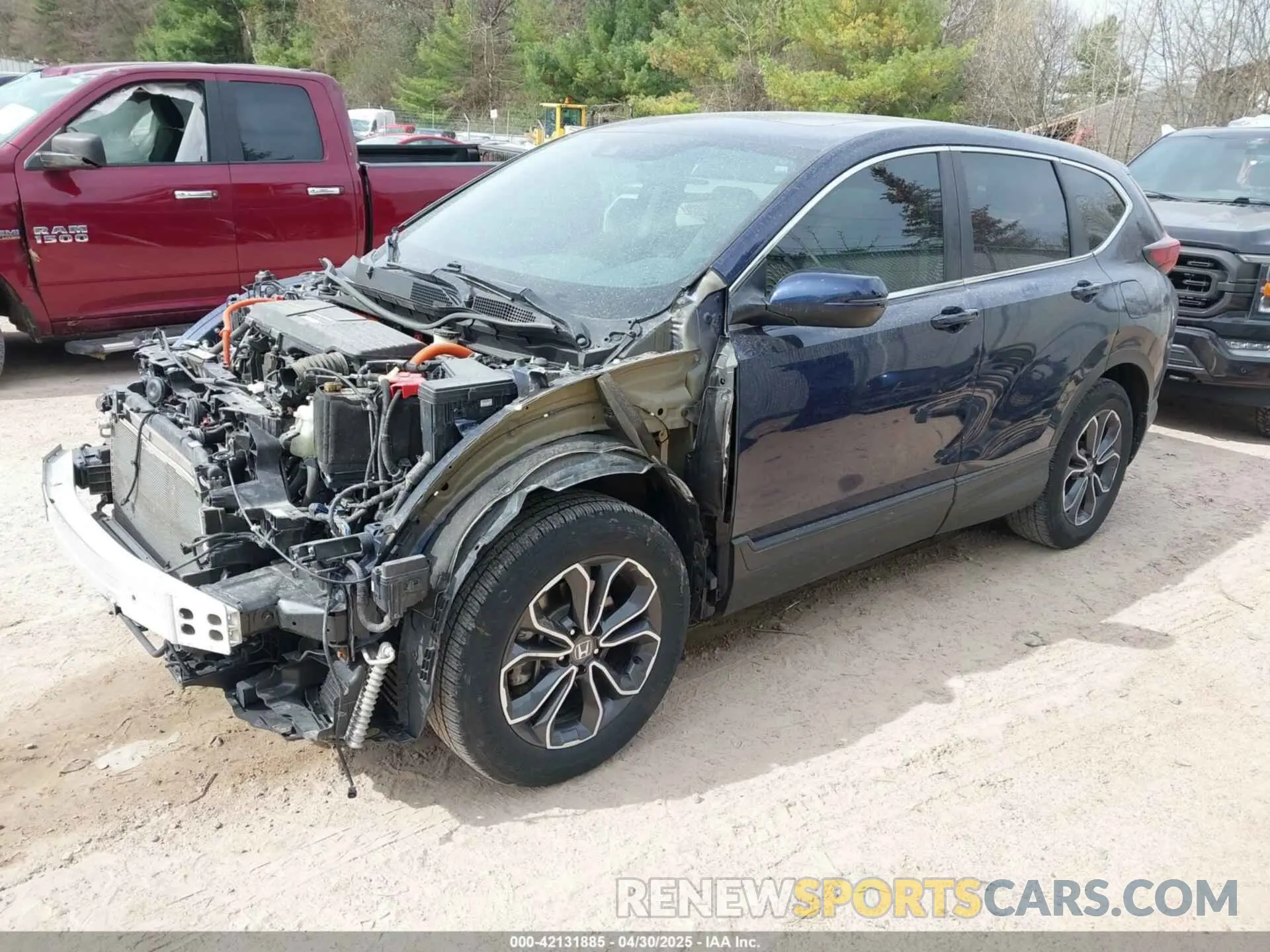 2 Photograph of a damaged car 7FART6H57LE017356 HONDA CR-V HYBRID 2020