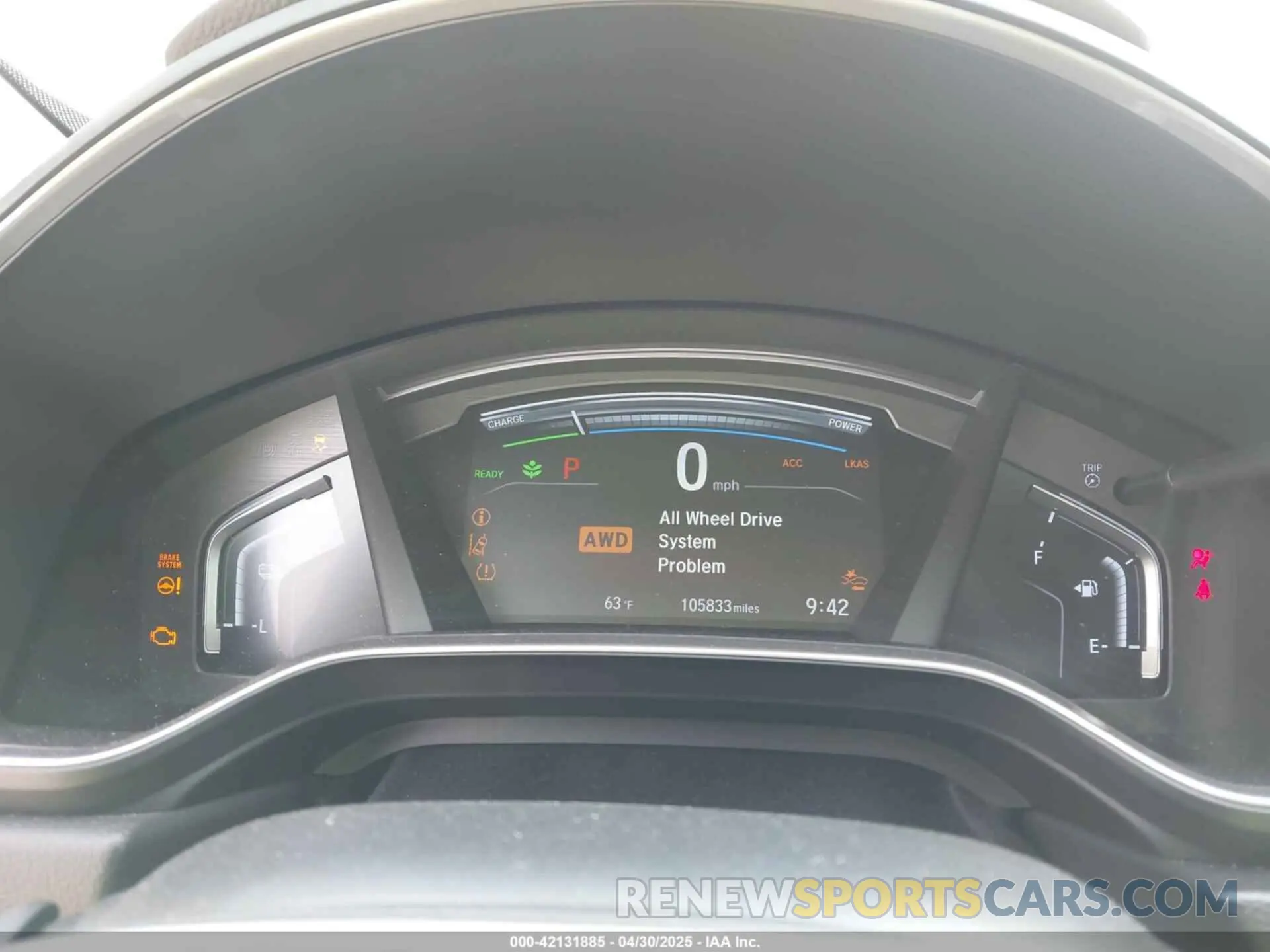 7 Photograph of a damaged car 7FART6H57LE017356 HONDA CR-V HYBRID 2020