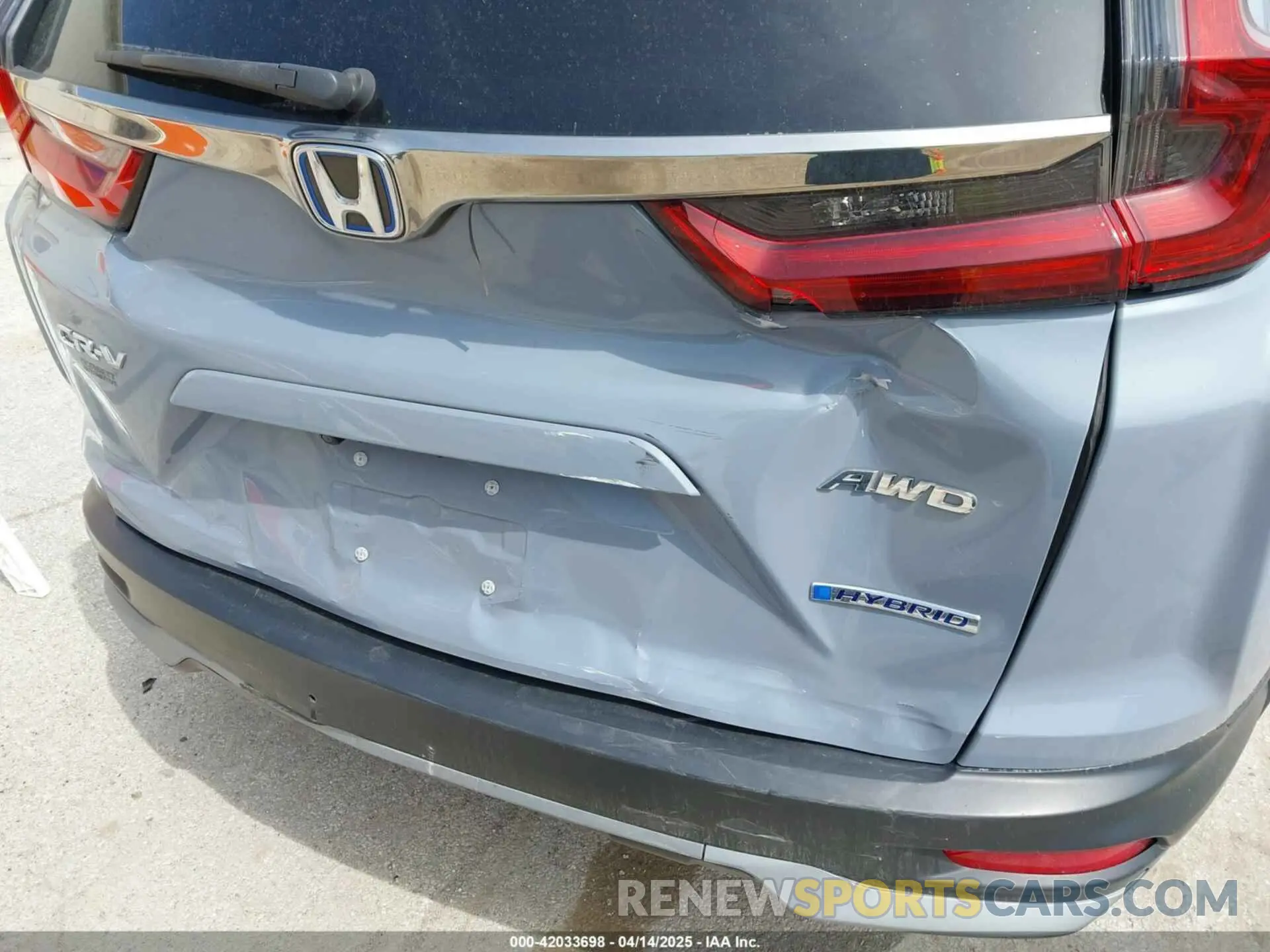 6 Photograph of a damaged car 7FART6H80LE011540 HONDA CR-V HYBRID 2020