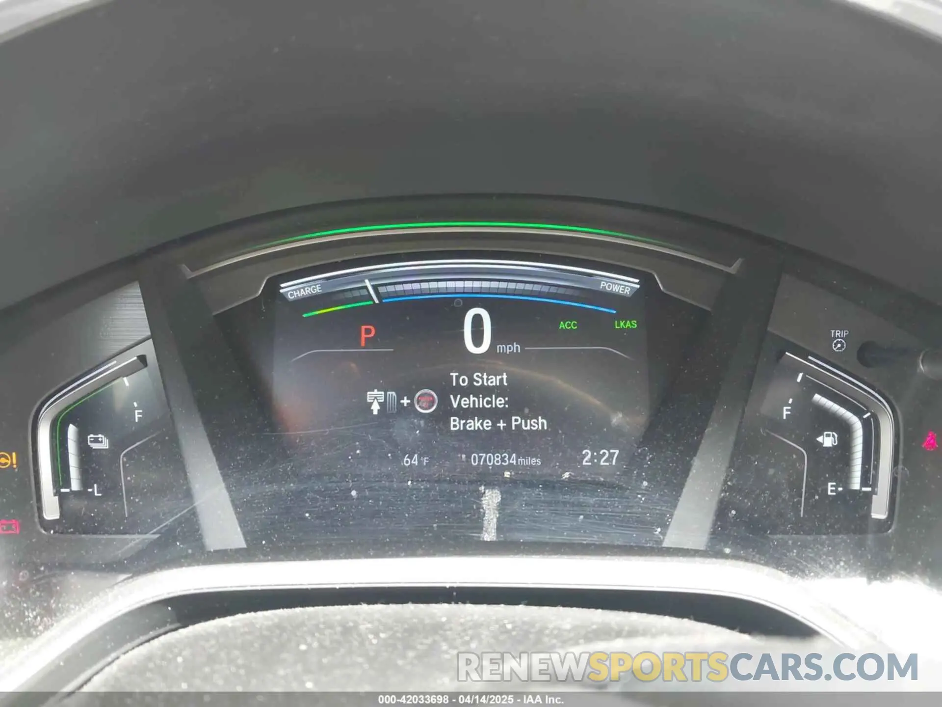 7 Photograph of a damaged car 7FART6H80LE011540 HONDA CR-V HYBRID 2020