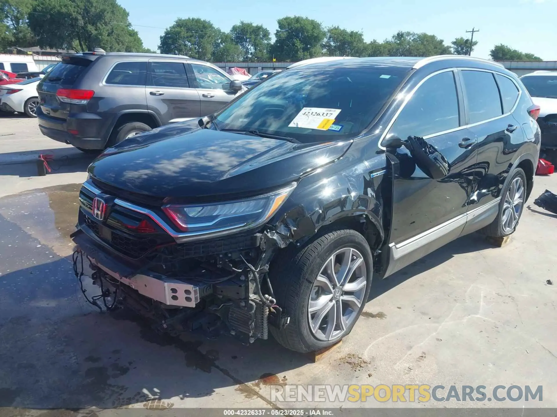 2 Photograph of a damaged car 7FART6H91LE005707 HONDA CR-V HYBRID 2020