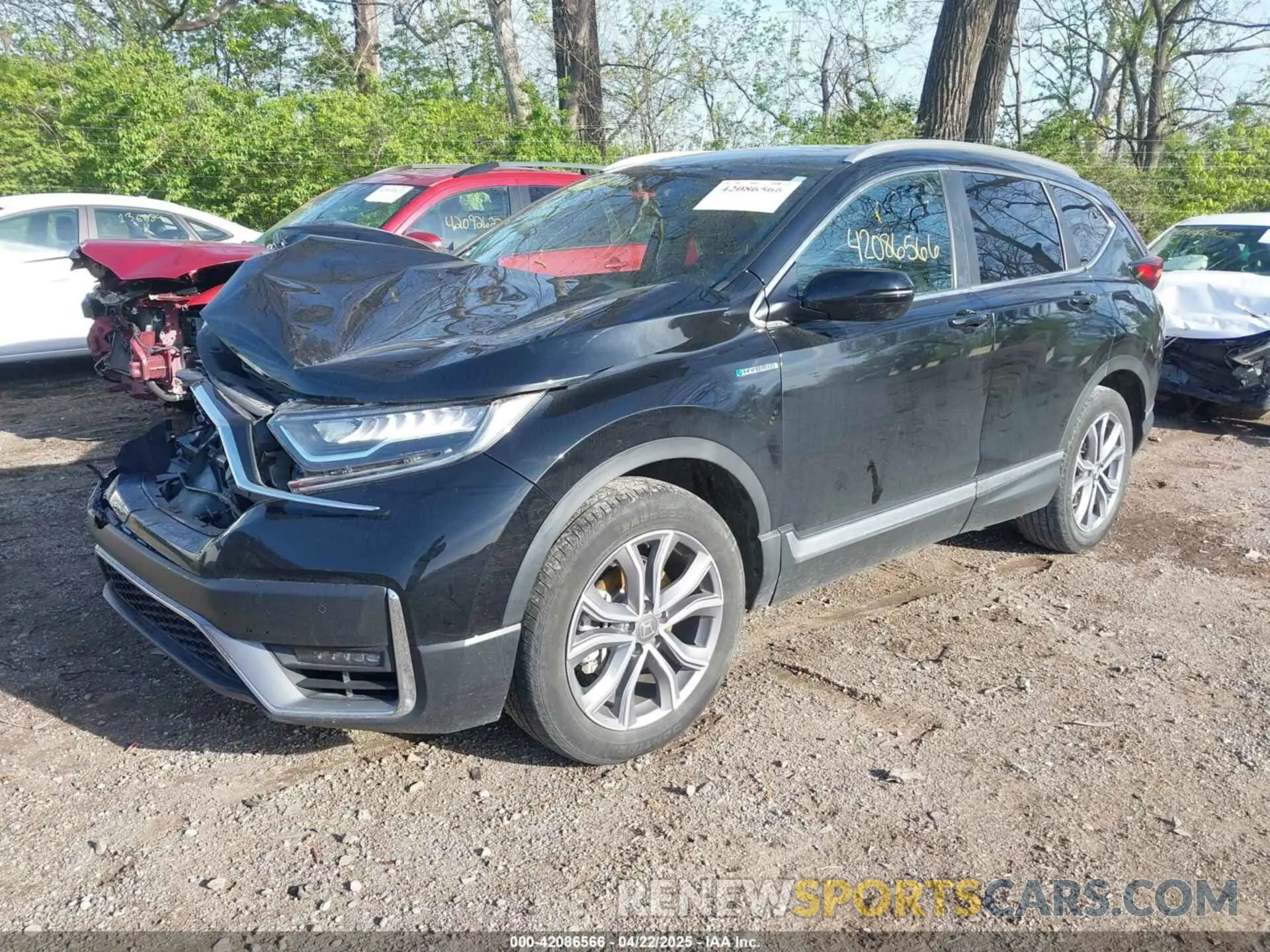 2 Фотография поврежденного автомобиля 7FART6H95LE019738 HONDA CR-V HYBRID 2020