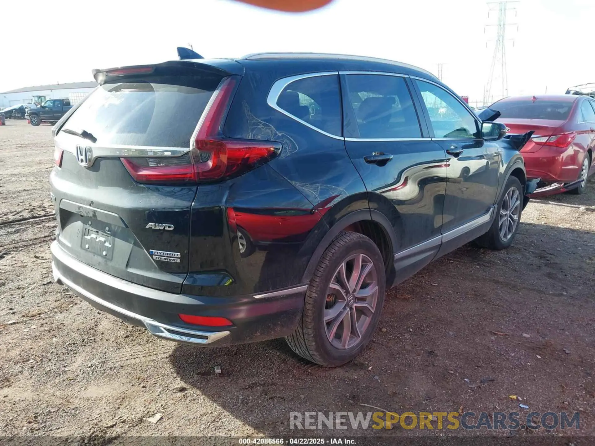 4 Фотография поврежденного автомобиля 7FART6H95LE019738 HONDA CR-V HYBRID 2020
