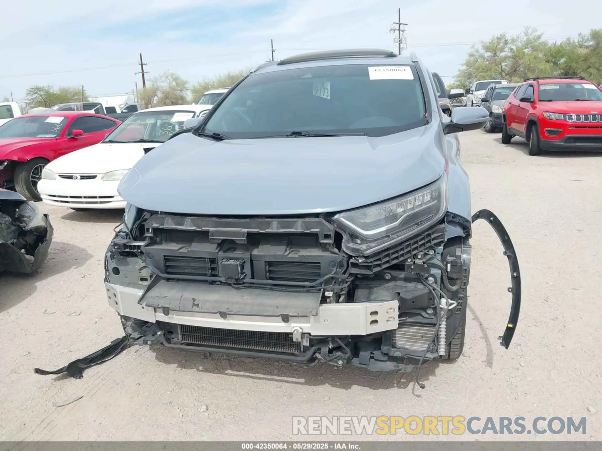 6 Фотография поврежденного автомобиля 7FART6H99LE012081 HONDA CR-V HYBRID 2020