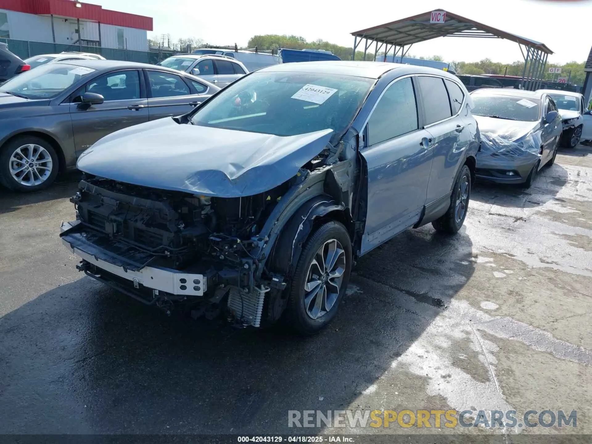 2 Photograph of a damaged car 7FART6H52ME007853 HONDA CR-V HYBRID 2021
