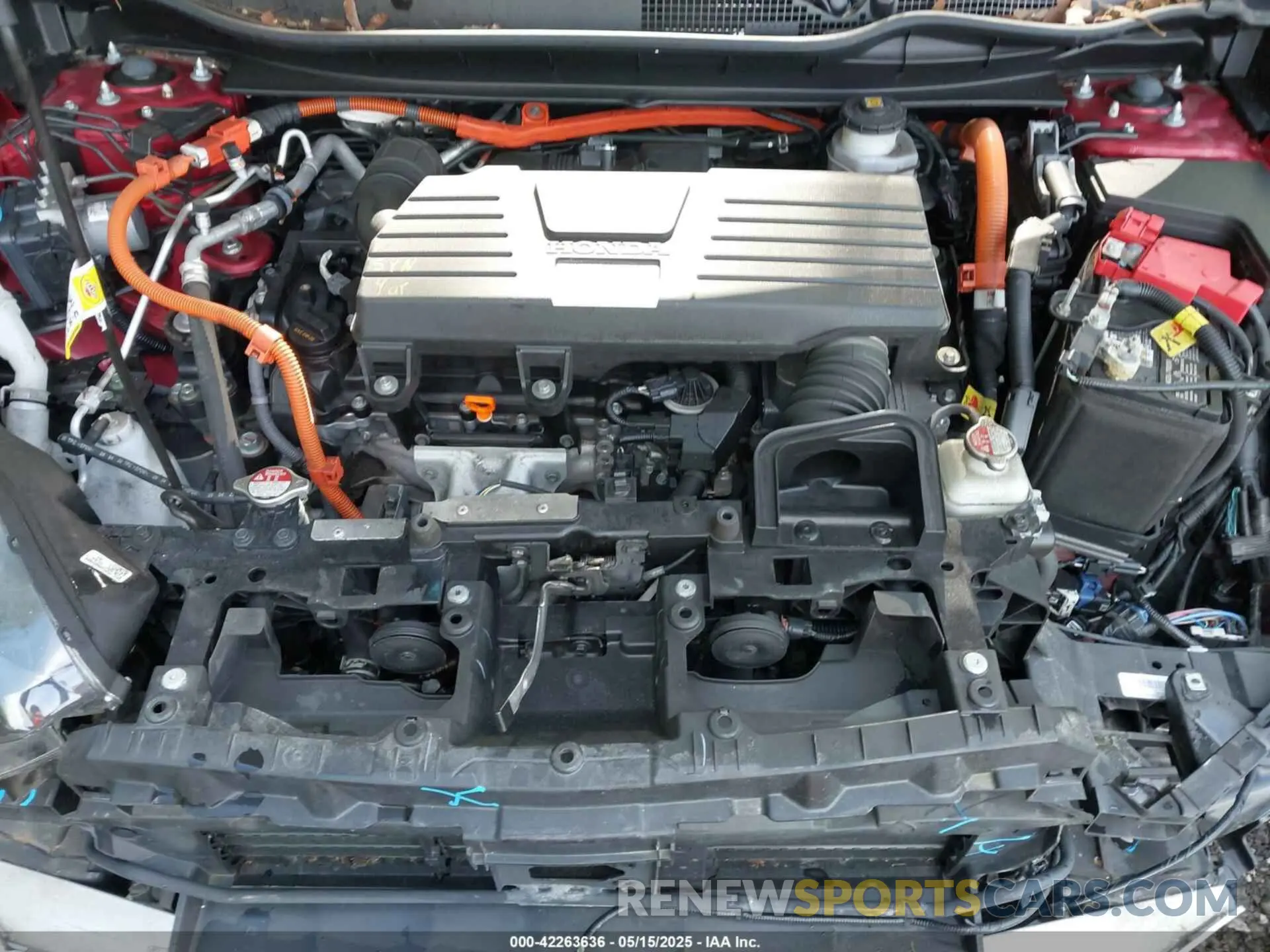 10 Фотография поврежденного автомобиля 7FART6H55ME001755 HONDA CR-V HYBRID 2021