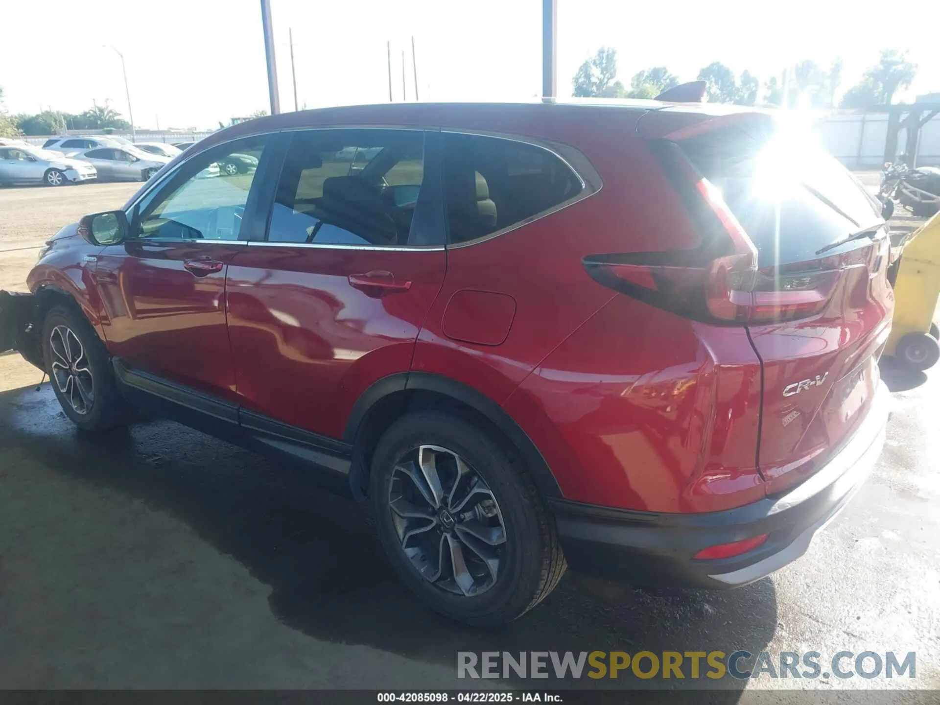 3 Фотография поврежденного автомобиля 7FART6H88ME027762 HONDA CR-V HYBRID 2021