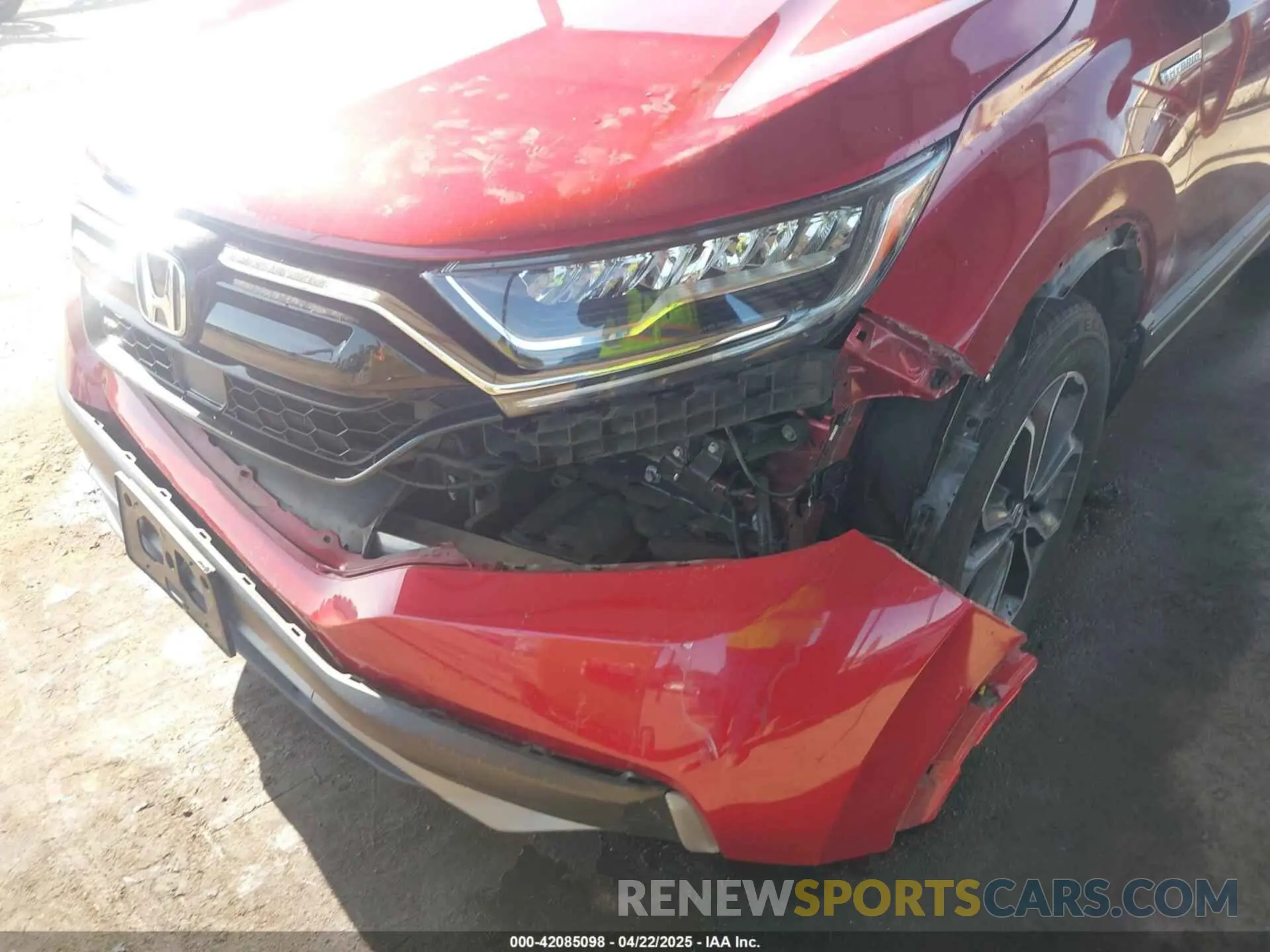 6 Фотография поврежденного автомобиля 7FART6H88ME027762 HONDA CR-V HYBRID 2021