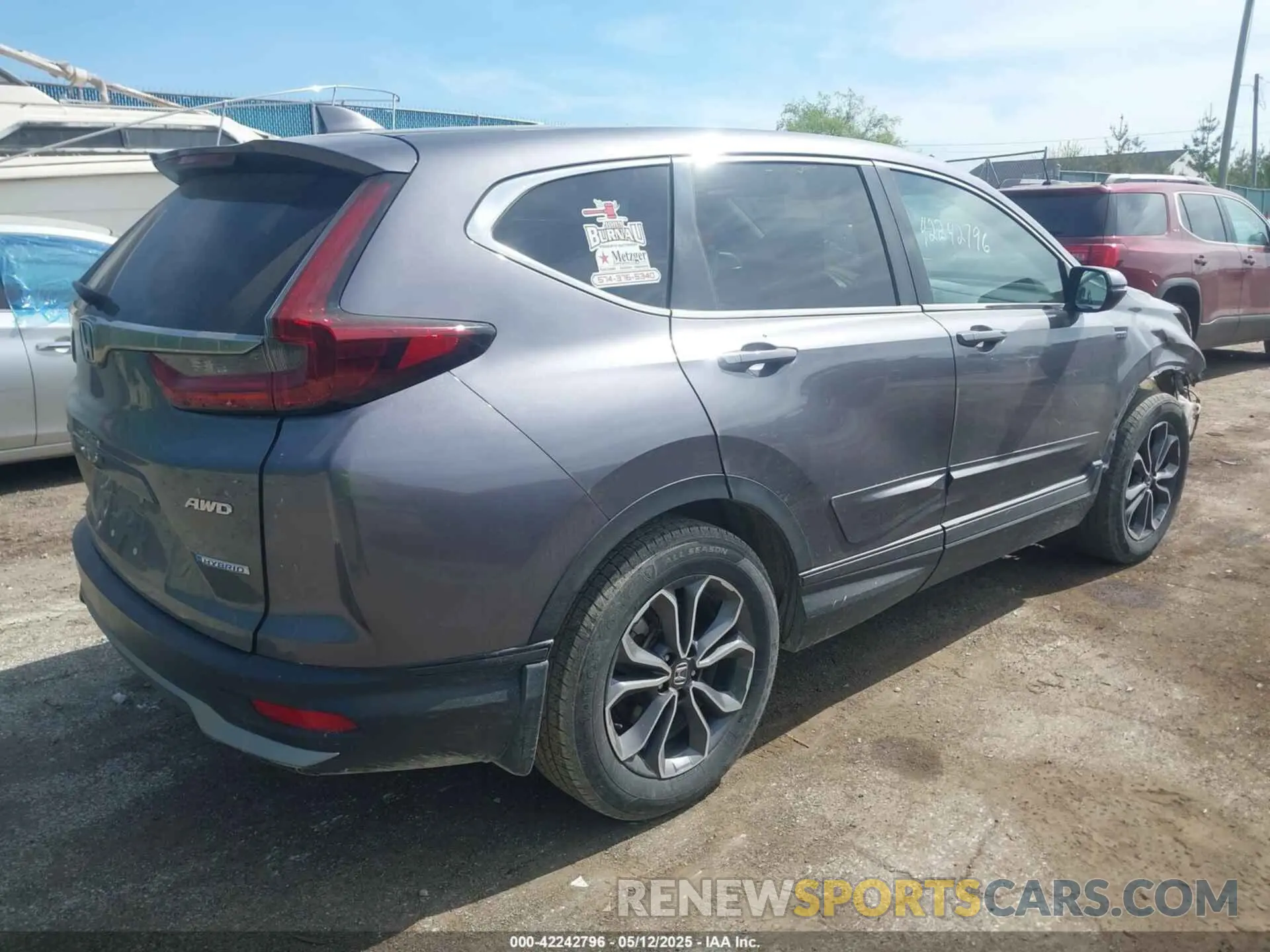 4 Photograph of a damaged car 7FART6H89ME010307 HONDA CR-V HYBRID 2021
