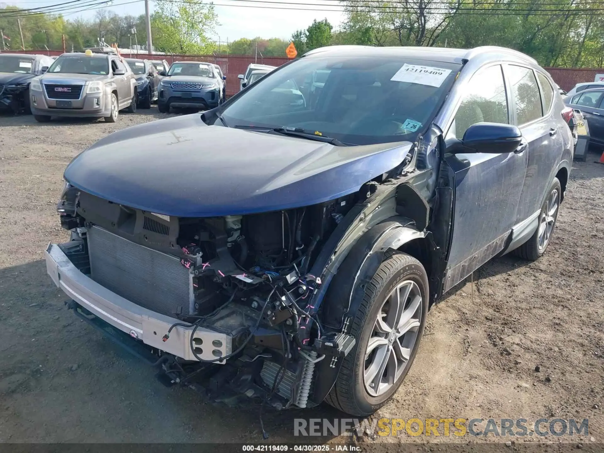 6 Фотография поврежденного автомобиля 7FART6H92ME029029 HONDA CR-V HYBRID 2021