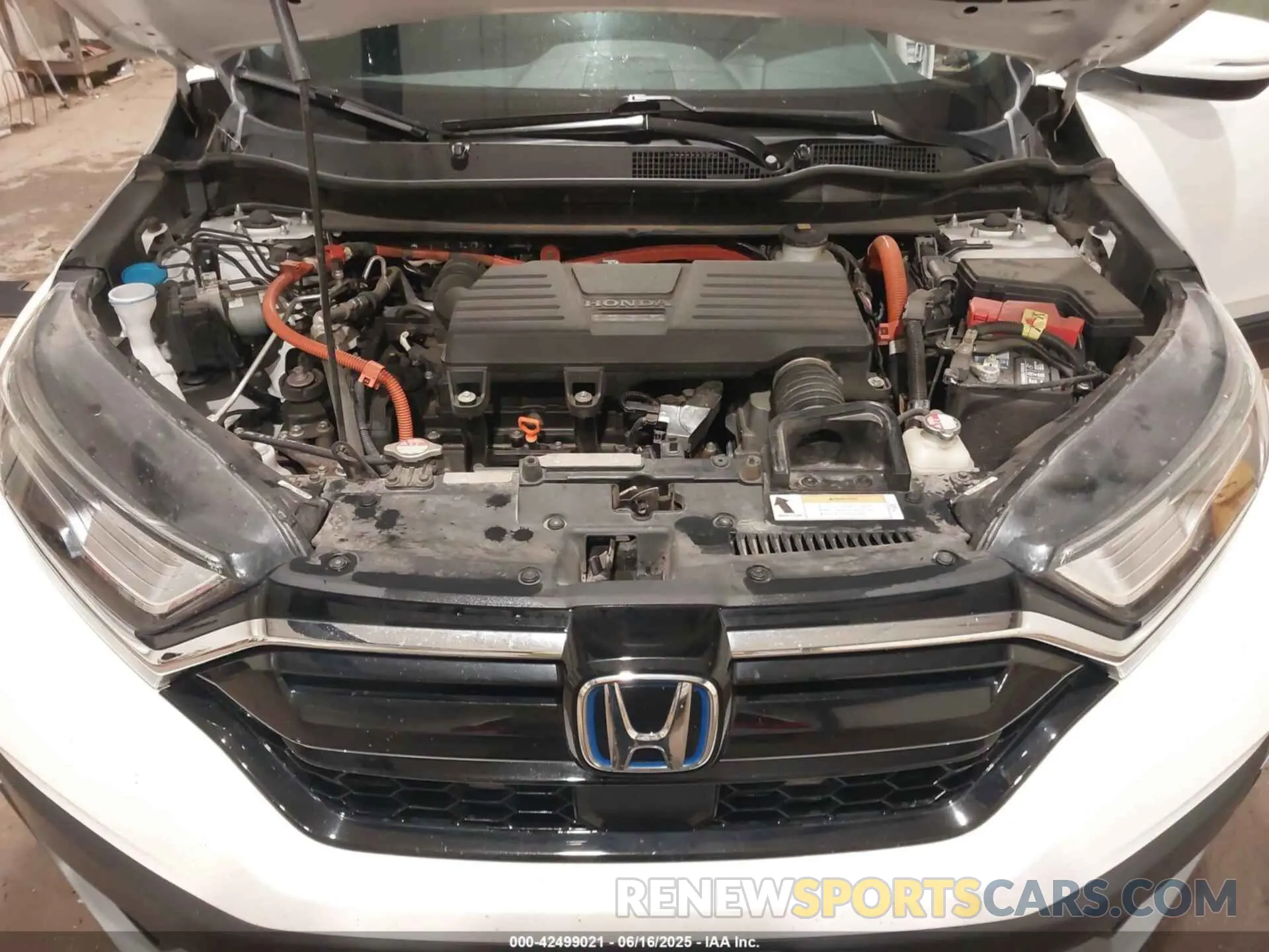 10 Фотография поврежденного автомобиля 5J6RT6H57NL004886 HONDA CR-V HYBRID 2022