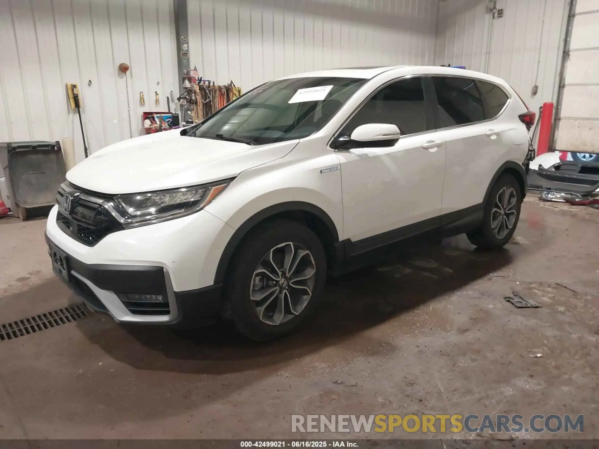 2 Фотография поврежденного автомобиля 5J6RT6H57NL004886 HONDA CR-V HYBRID 2022