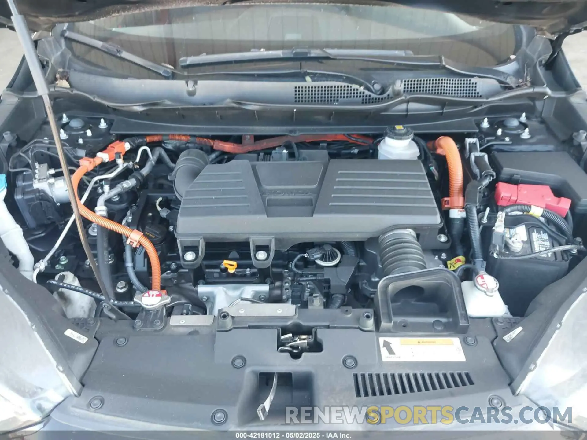 10 Photograph of a damaged car 5J6RT6H59NL037954 HONDA CR-V HYBRID 2022