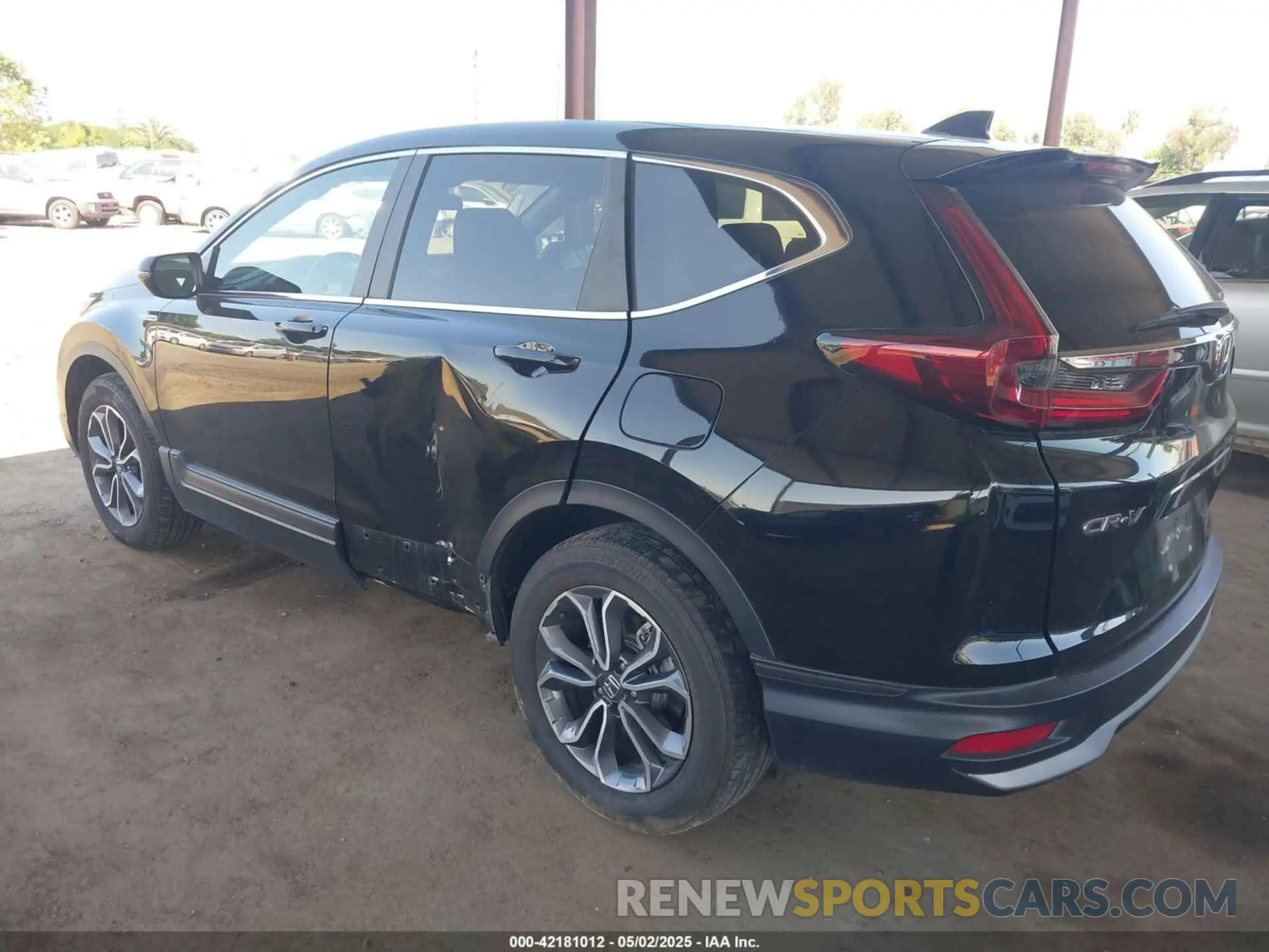 3 Photograph of a damaged car 5J6RT6H59NL037954 HONDA CR-V HYBRID 2022