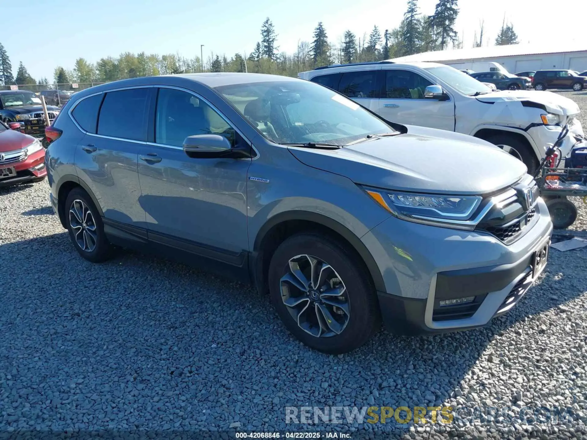1 Фотография поврежденного автомобиля 5J6RT6H80NL020258 HONDA CR-V HYBRID 2022