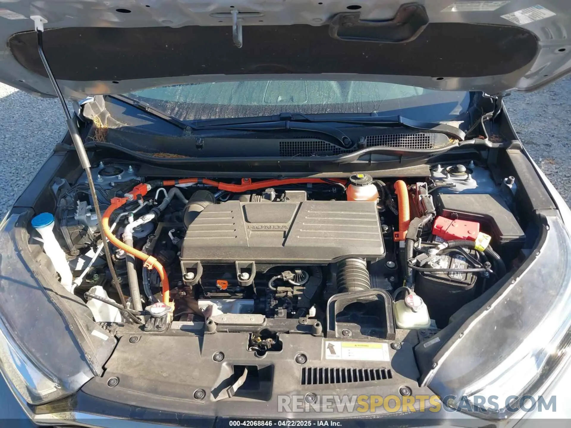 10 Фотография поврежденного автомобиля 5J6RT6H80NL020258 HONDA CR-V HYBRID 2022