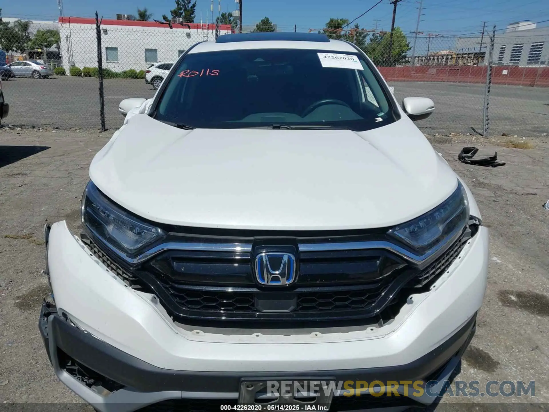 13 Photograph of a damaged car 5J6RT6H80NL030272 HONDA CR-V HYBRID 2022