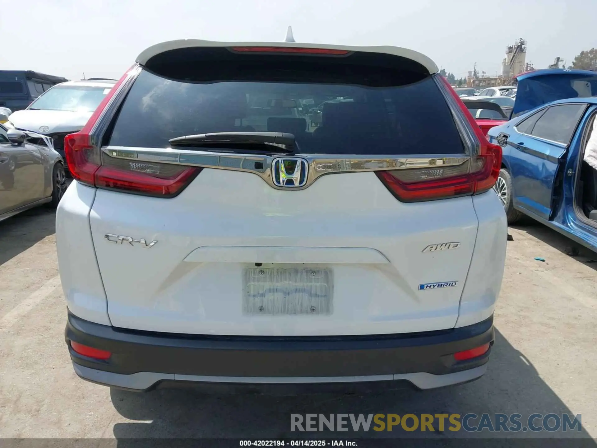 16 Photograph of a damaged car 5J6RT6H81NL027736 HONDA CR-V HYBRID 2022