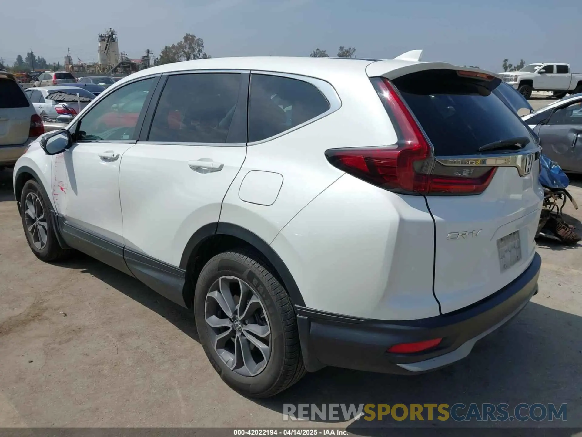 3 Photograph of a damaged car 5J6RT6H81NL027736 HONDA CR-V HYBRID 2022