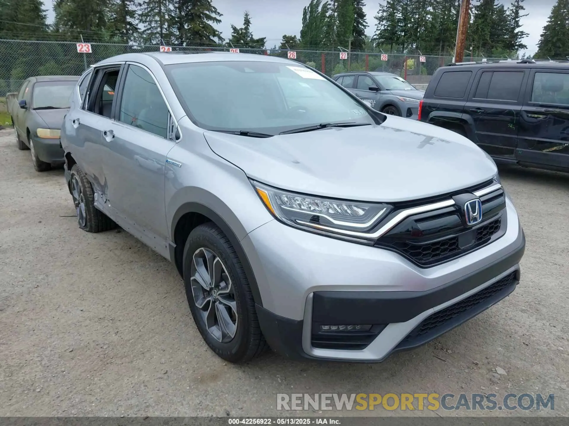 1 Photograph of a damaged car 5J6RT6H83NL054887 HONDA CR-V HYBRID 2022