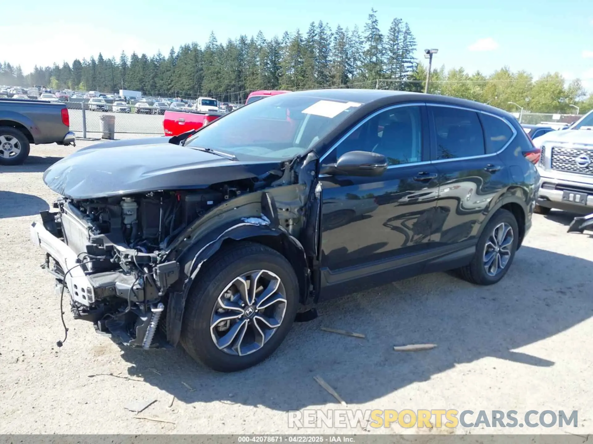2 Photograph of a damaged car 5J6RT6H86NL032852 HONDA CR-V HYBRID 2022