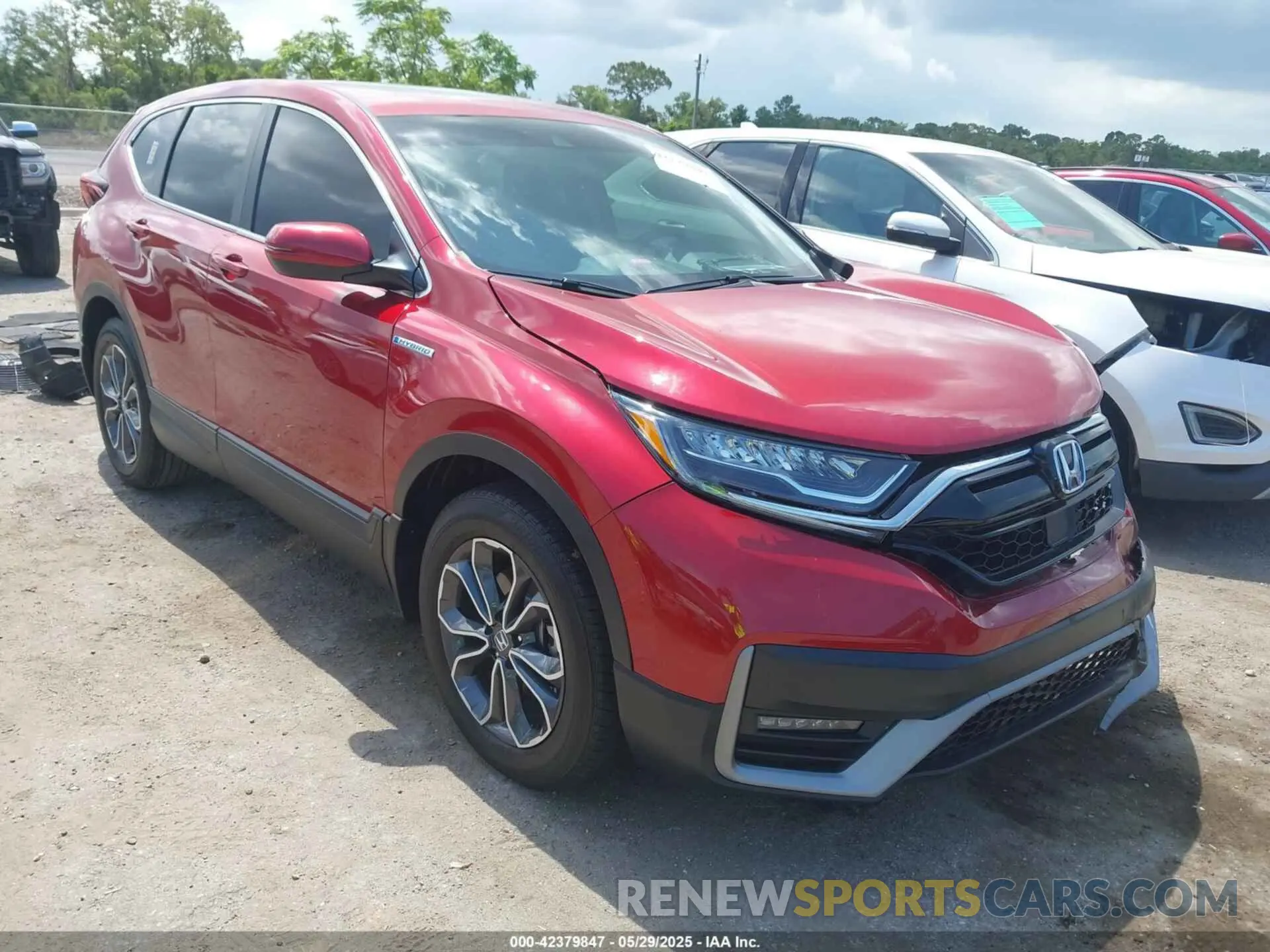 1 Photograph of a damaged car 5J6RT6H88NL050723 HONDA CR-V HYBRID 2022