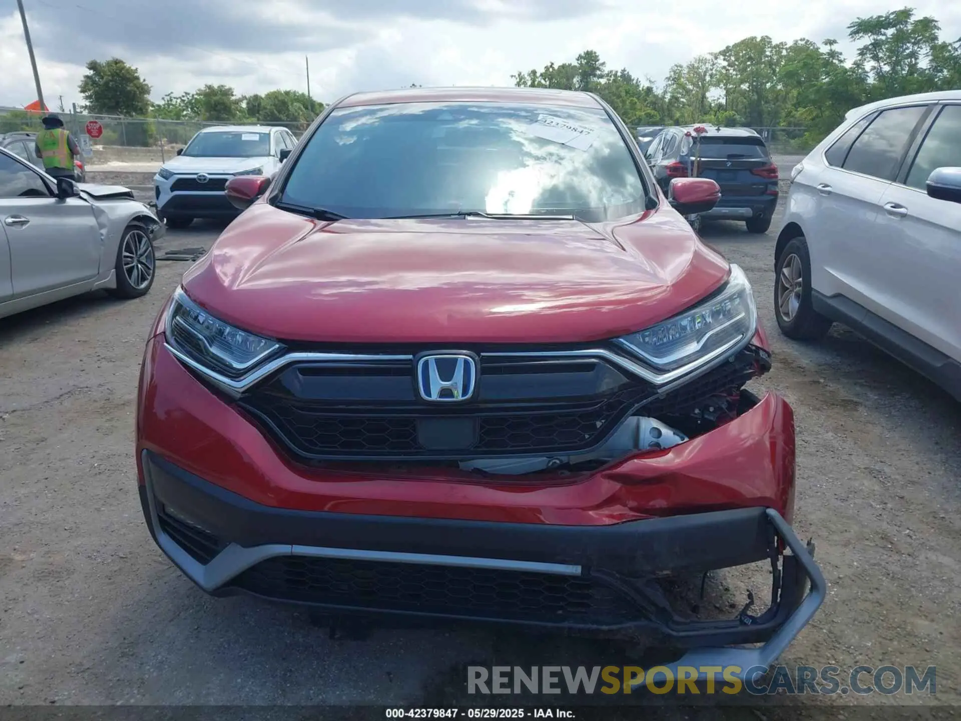 12 Photograph of a damaged car 5J6RT6H88NL050723 HONDA CR-V HYBRID 2022