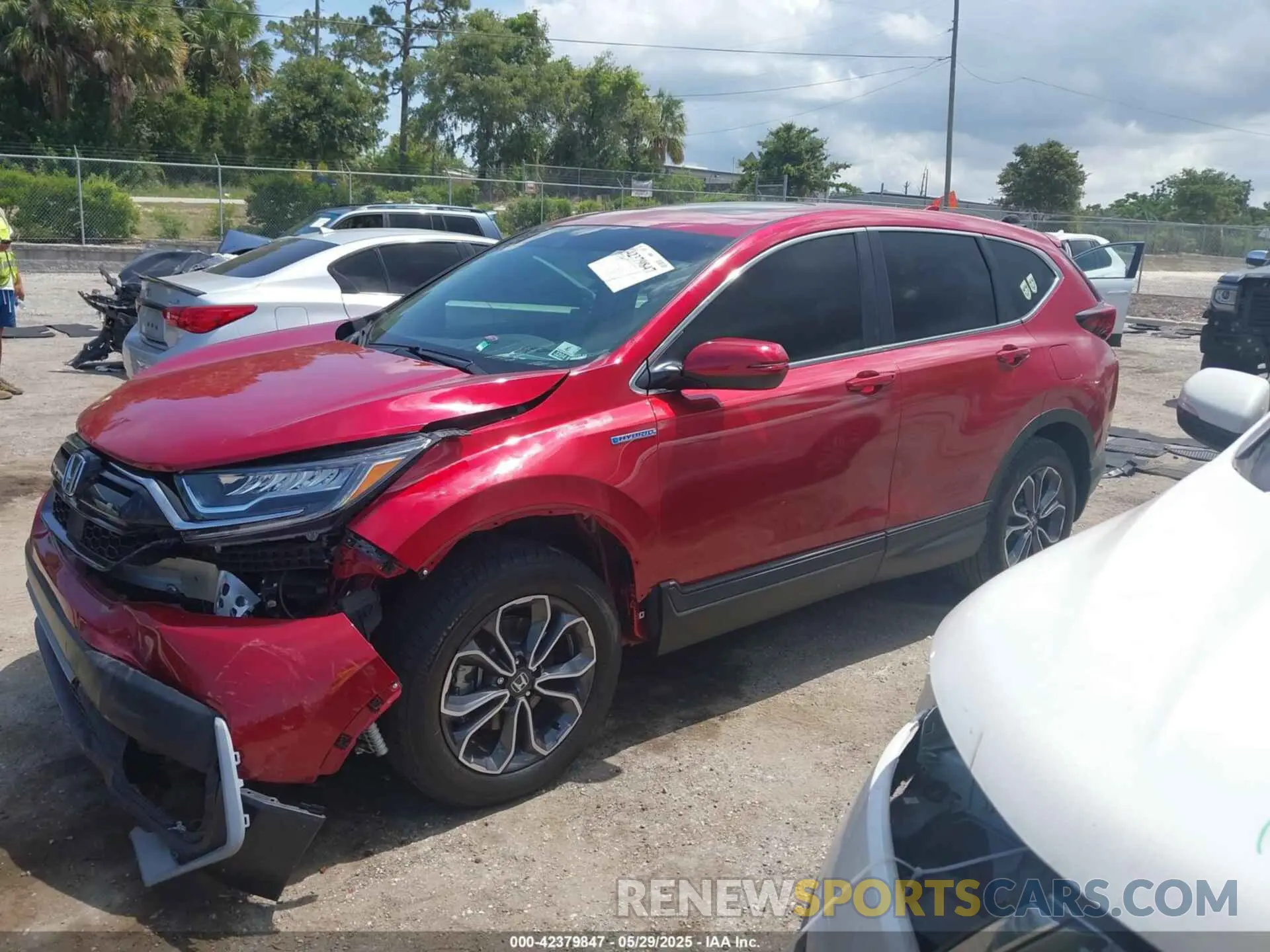 14 Photograph of a damaged car 5J6RT6H88NL050723 HONDA CR-V HYBRID 2022