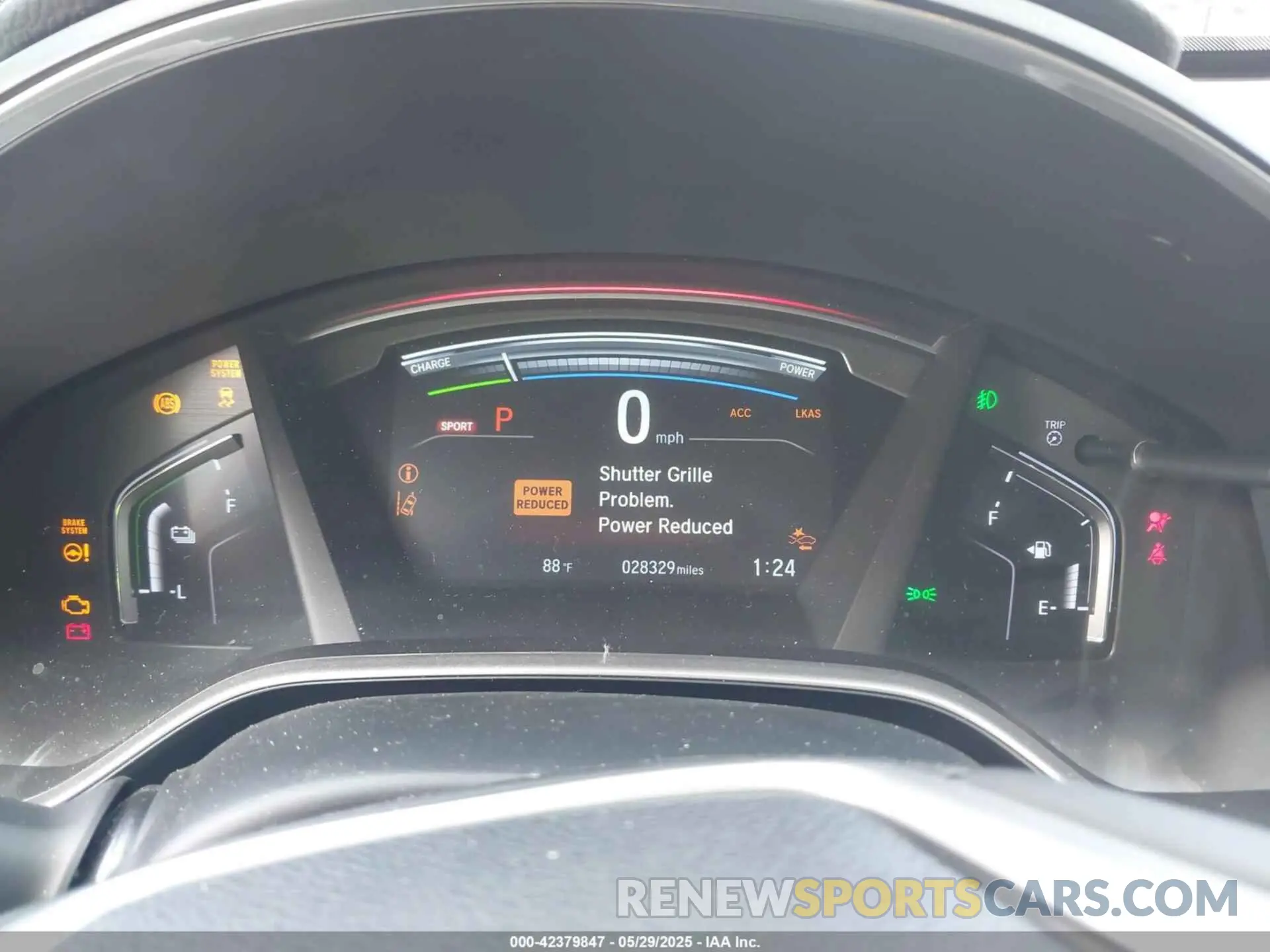 7 Photograph of a damaged car 5J6RT6H88NL050723 HONDA CR-V HYBRID 2022