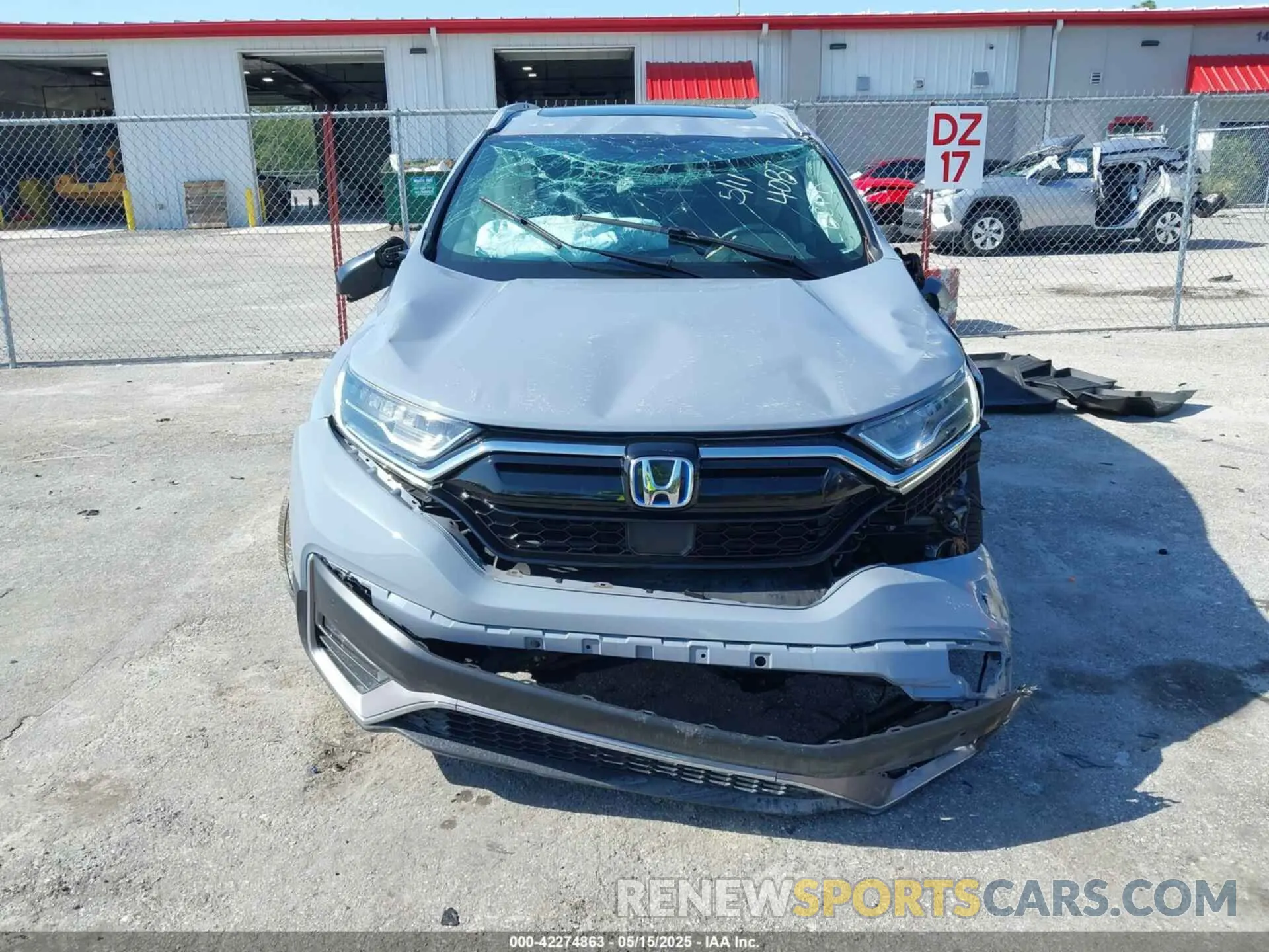 12 Фотография поврежденного автомобиля 5J6RT6H91NL014087 HONDA CR-V HYBRID 2022