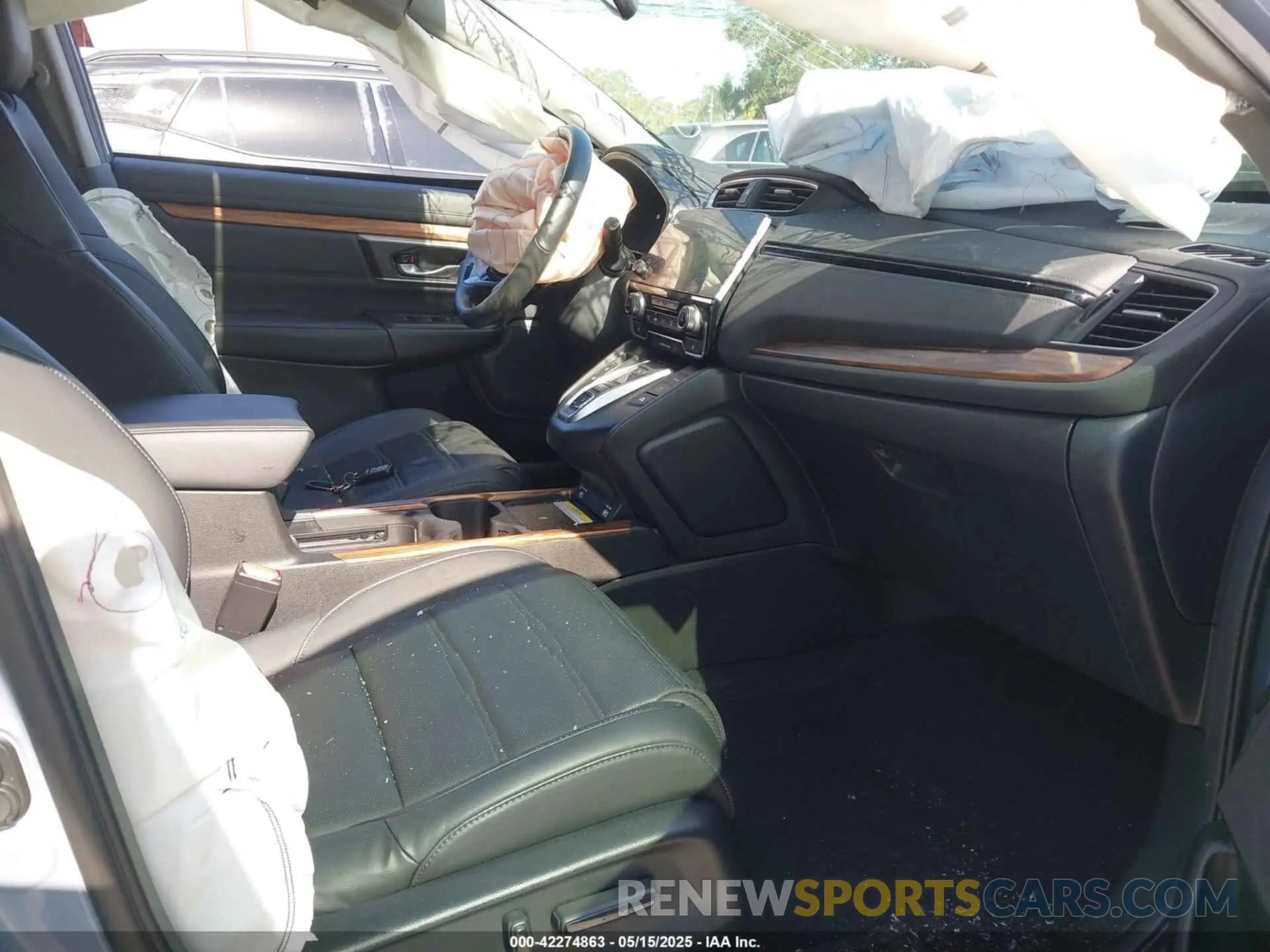 5 Фотография поврежденного автомобиля 5J6RT6H91NL014087 HONDA CR-V HYBRID 2022