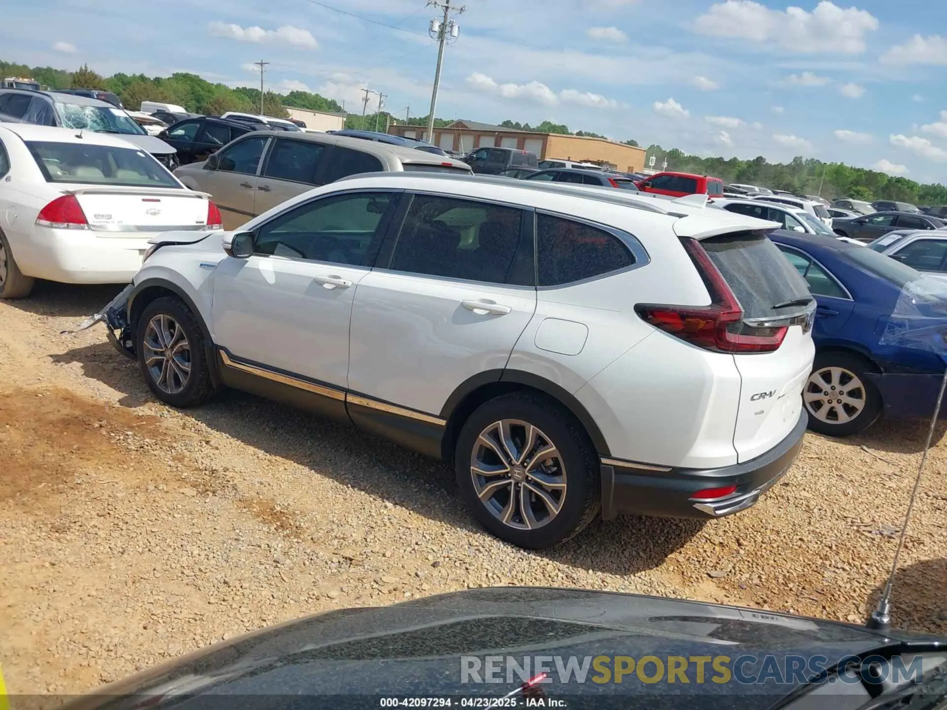 3 Photograph of a damaged car 5J6RT6H93NL038701 HONDA CR-V HYBRID 2022
