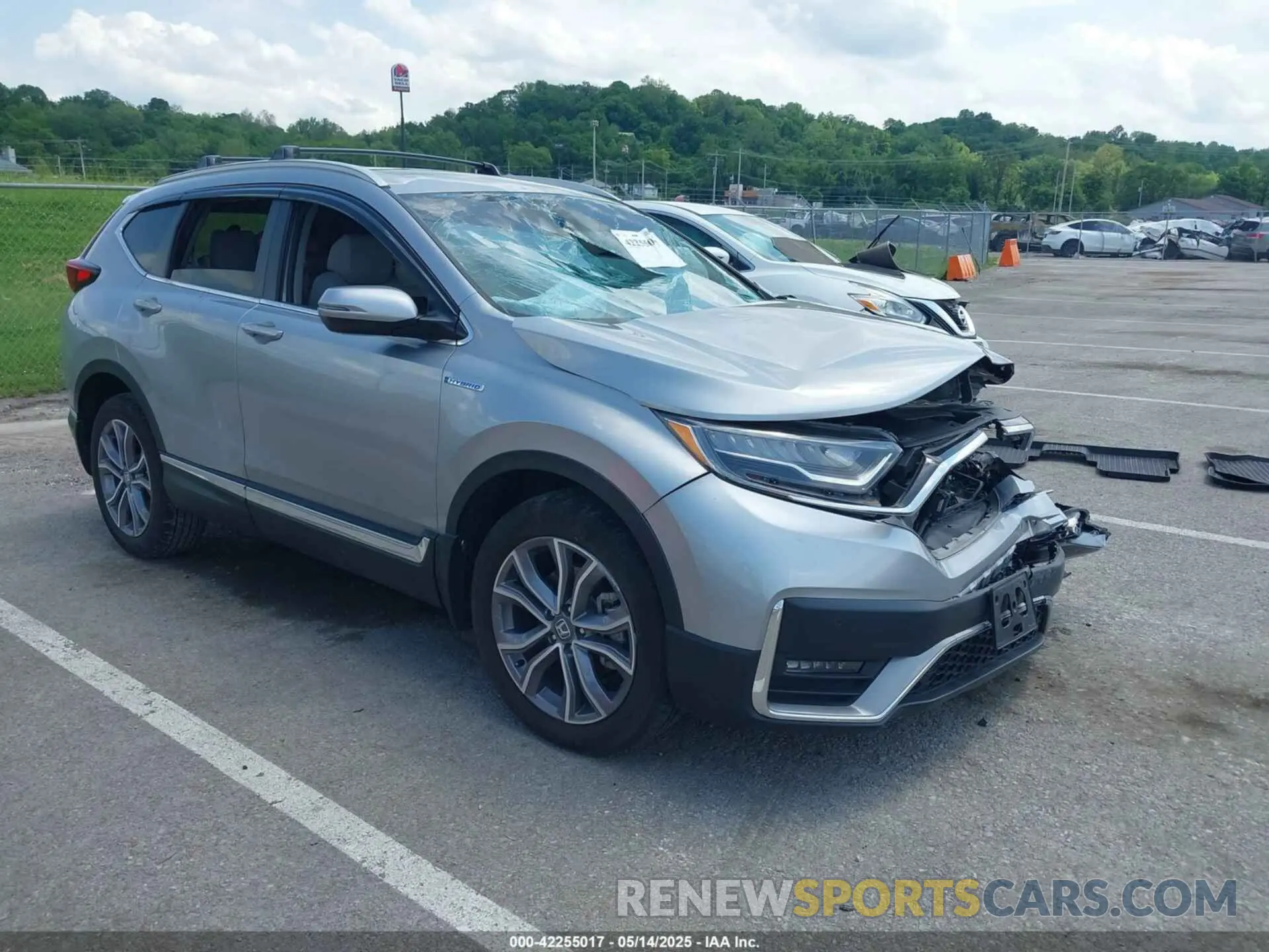 1 Photograph of a damaged car 5J6RT6H94NL002967 HONDA CR-V HYBRID 2022