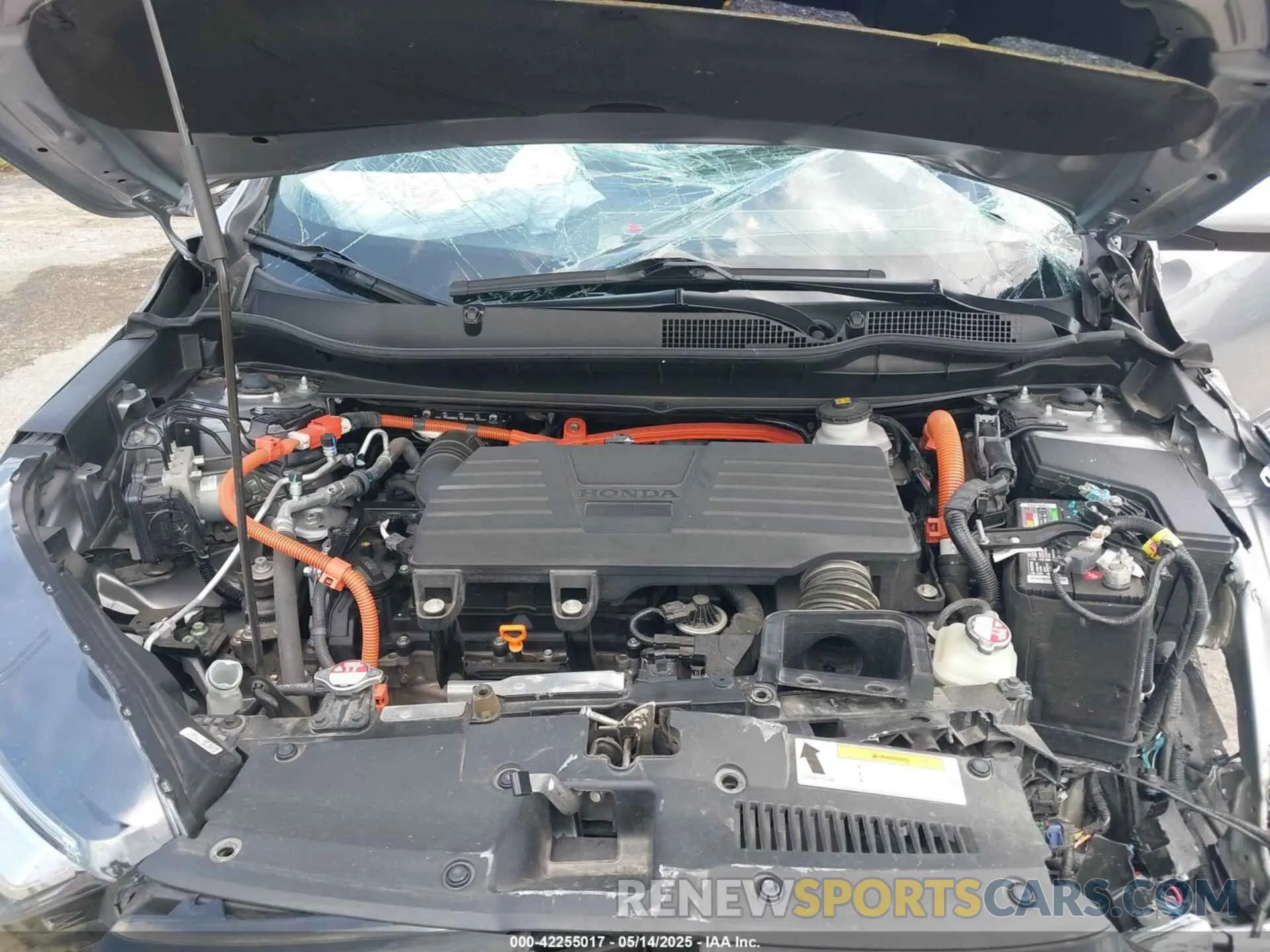 10 Photograph of a damaged car 5J6RT6H94NL002967 HONDA CR-V HYBRID 2022