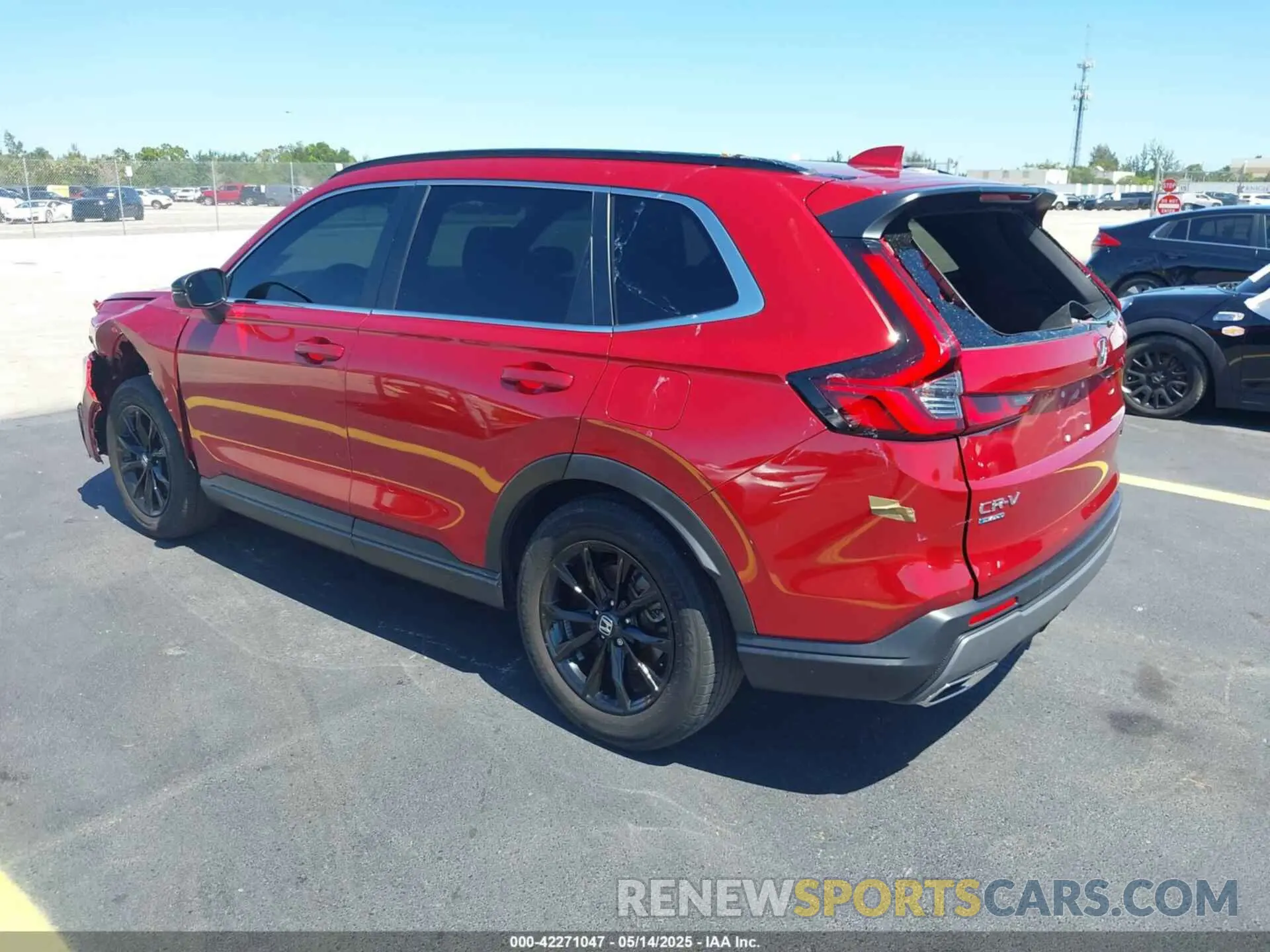 3 Фотография поврежденного автомобиля 2HKRS5H50PH710480 HONDA CR-V HYBRID 2023