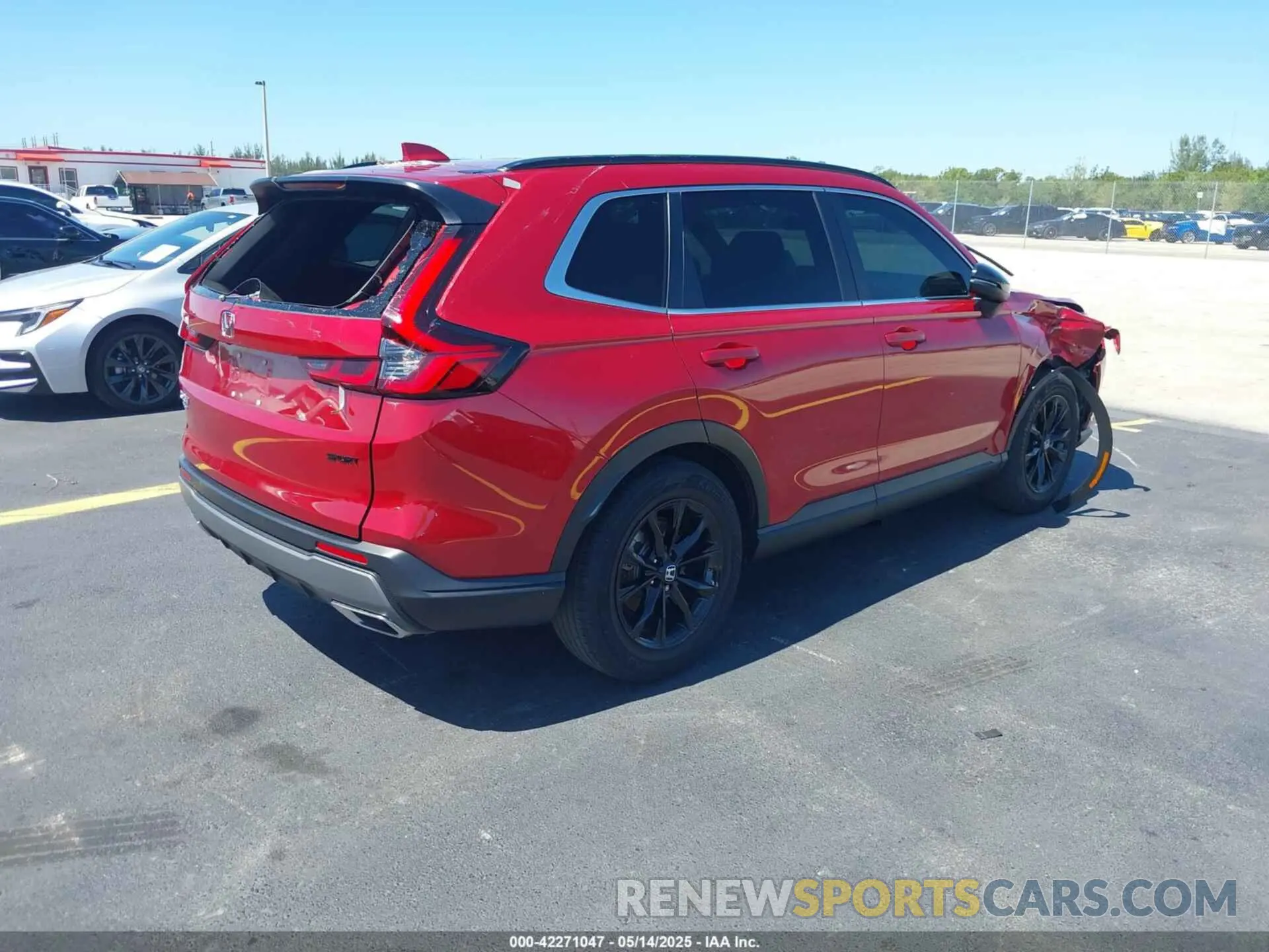 4 Фотография поврежденного автомобиля 2HKRS5H50PH710480 HONDA CR-V HYBRID 2023