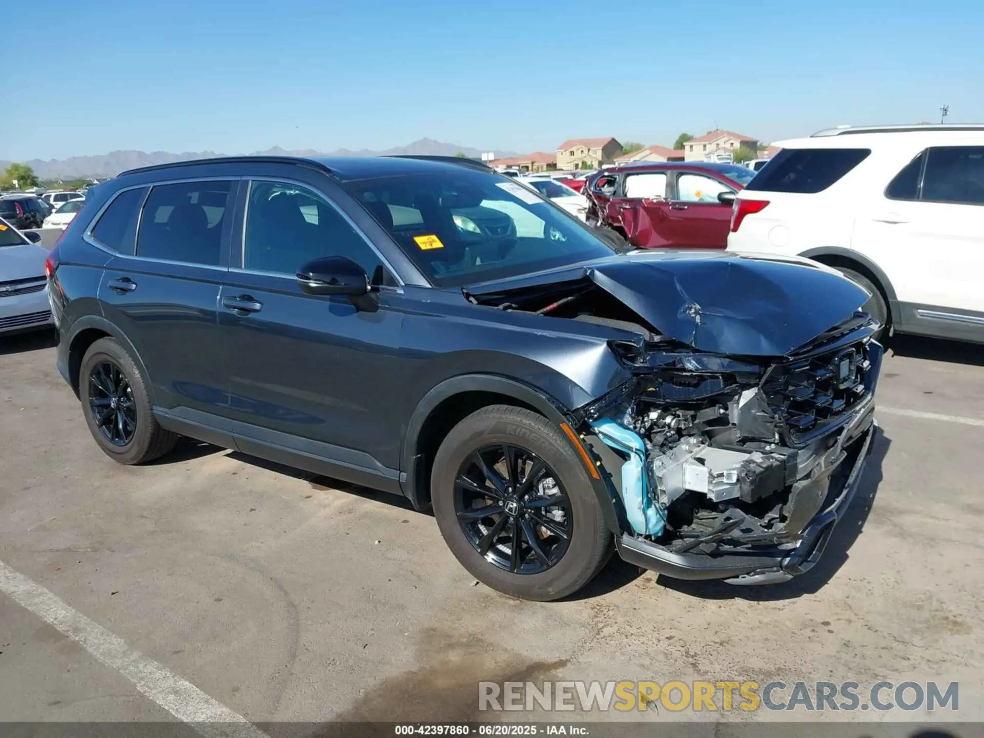 1 Photograph of a damaged car 2HKRS5H54PH710160 HONDA CR-V HYBRID 2023