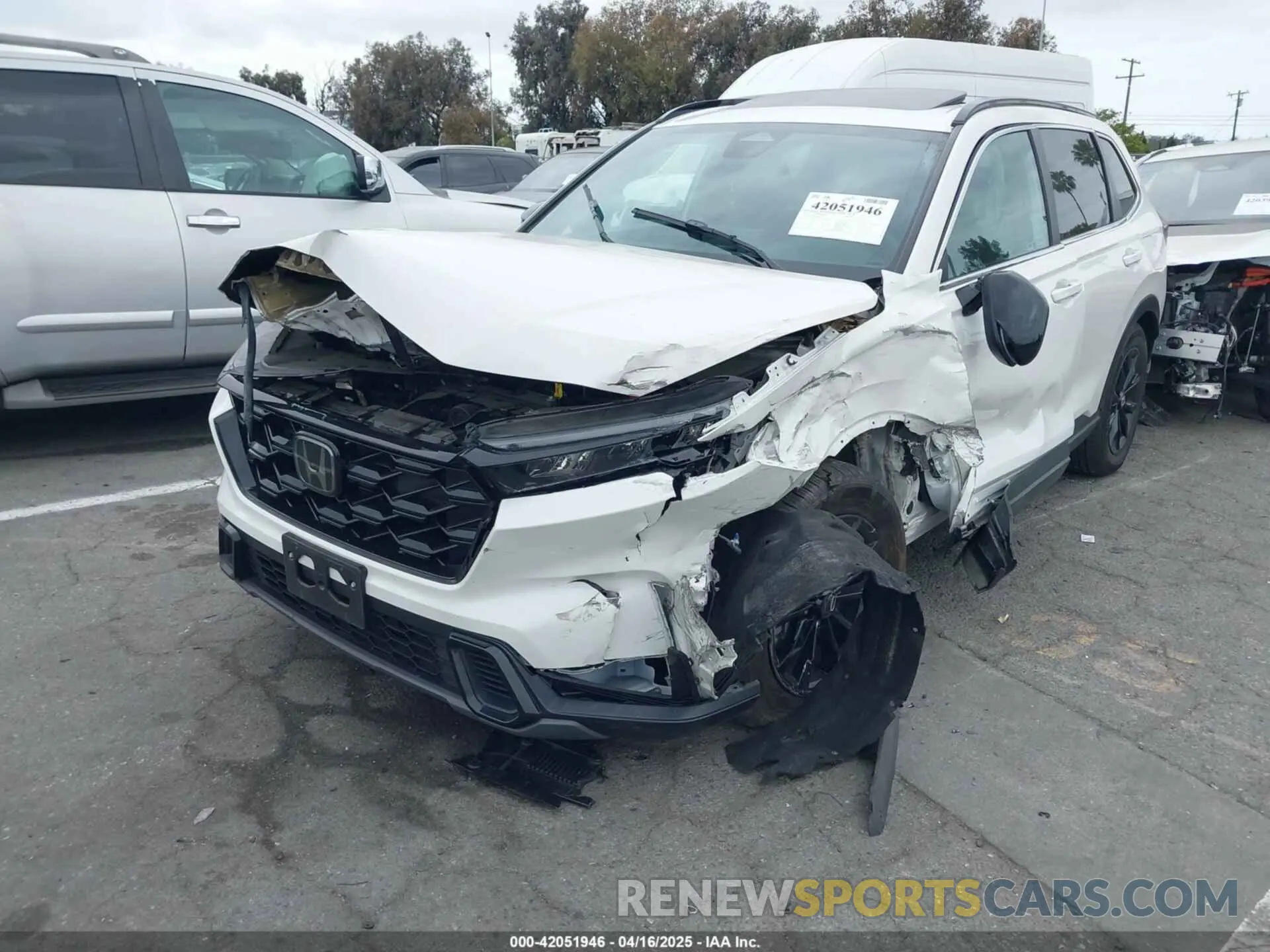 6 Фотография поврежденного автомобиля 2HKRS5H58PH711229 HONDA CR-V HYBRID 2023