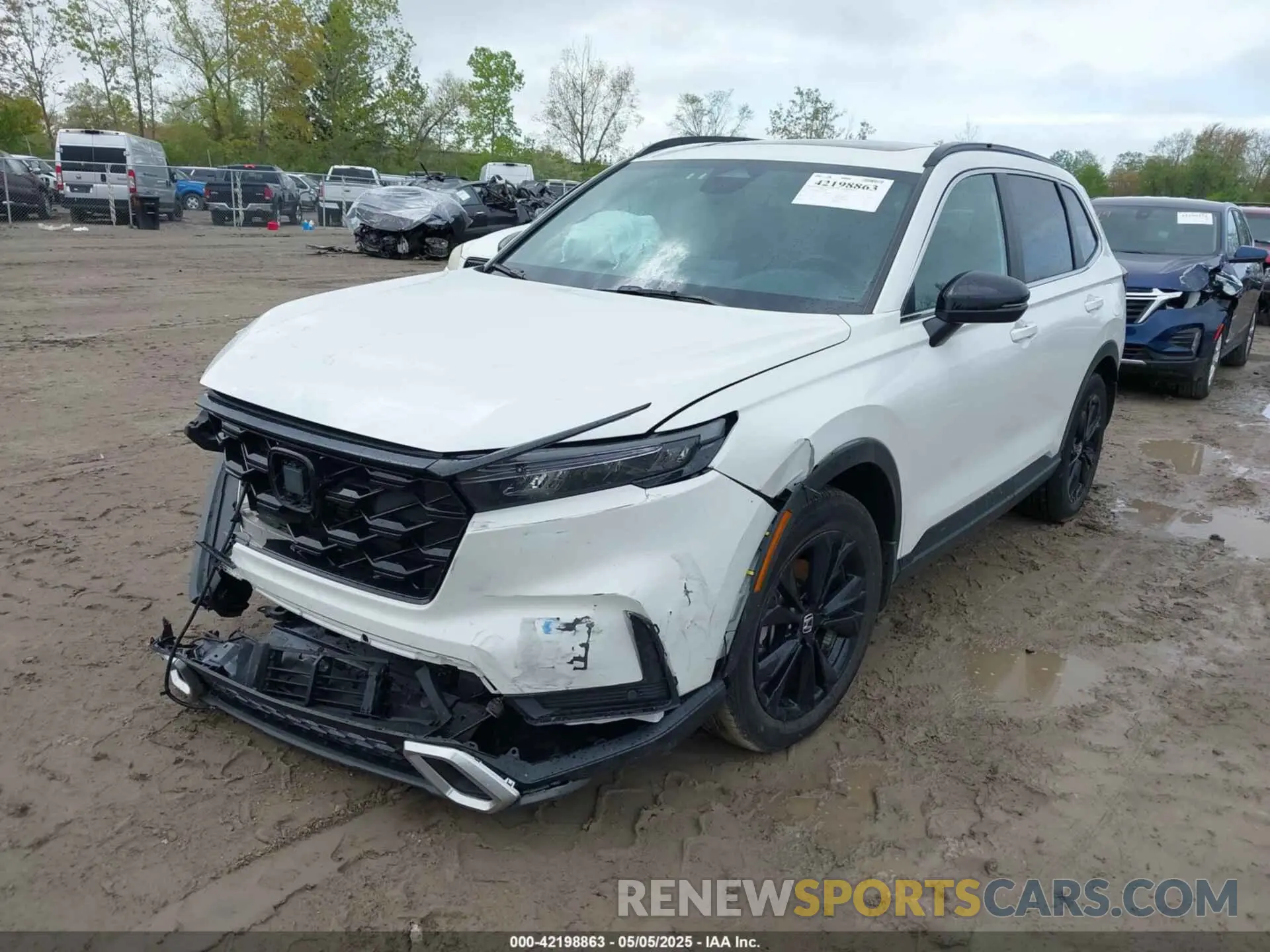 2 Photograph of a damaged car 2HKRS6H90PH804285 HONDA CR-V HYBRID 2023