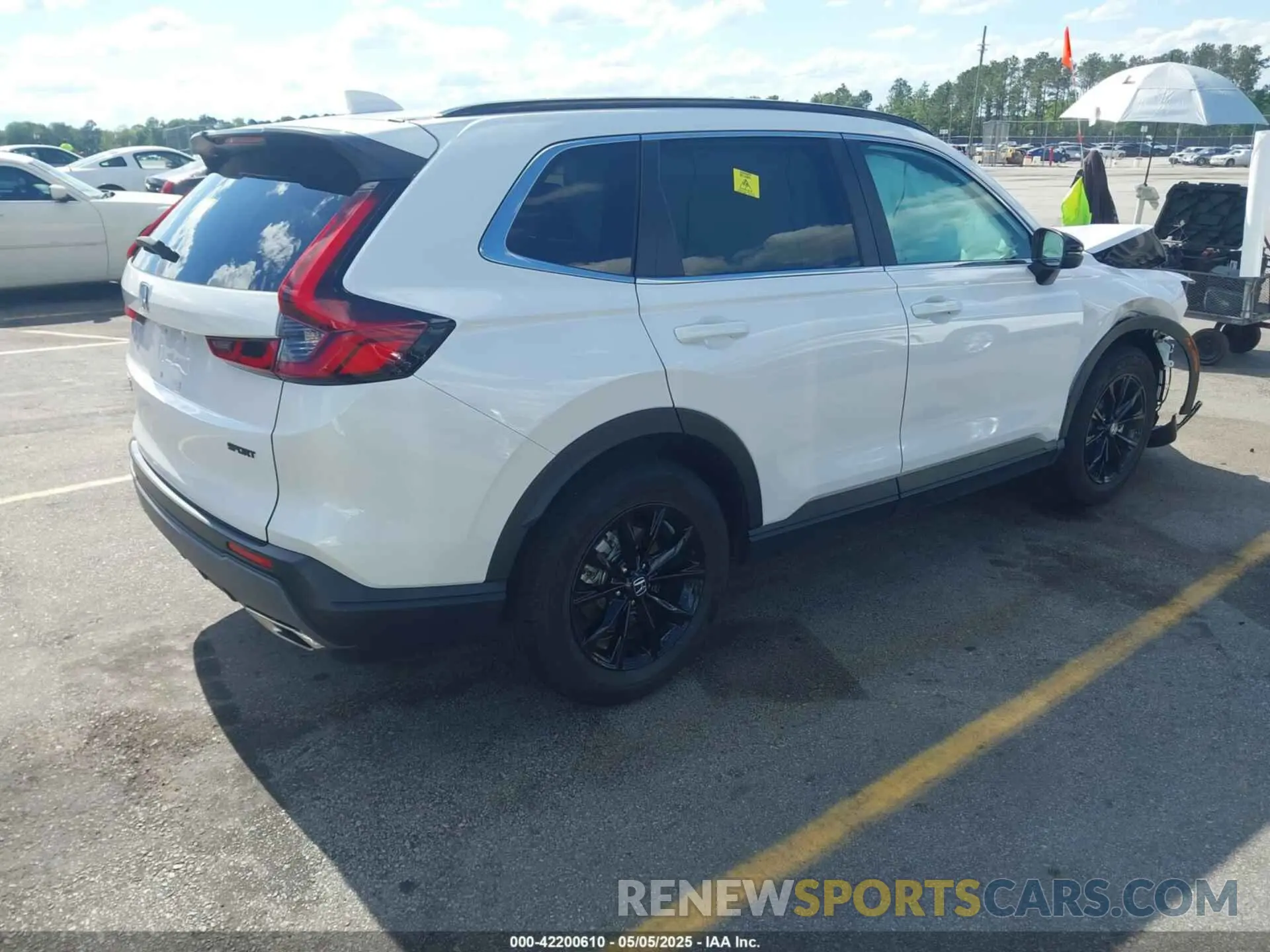 4 Фотография поврежденного автомобиля 5J6RS5H55PL000013 HONDA CR-V HYBRID 2023