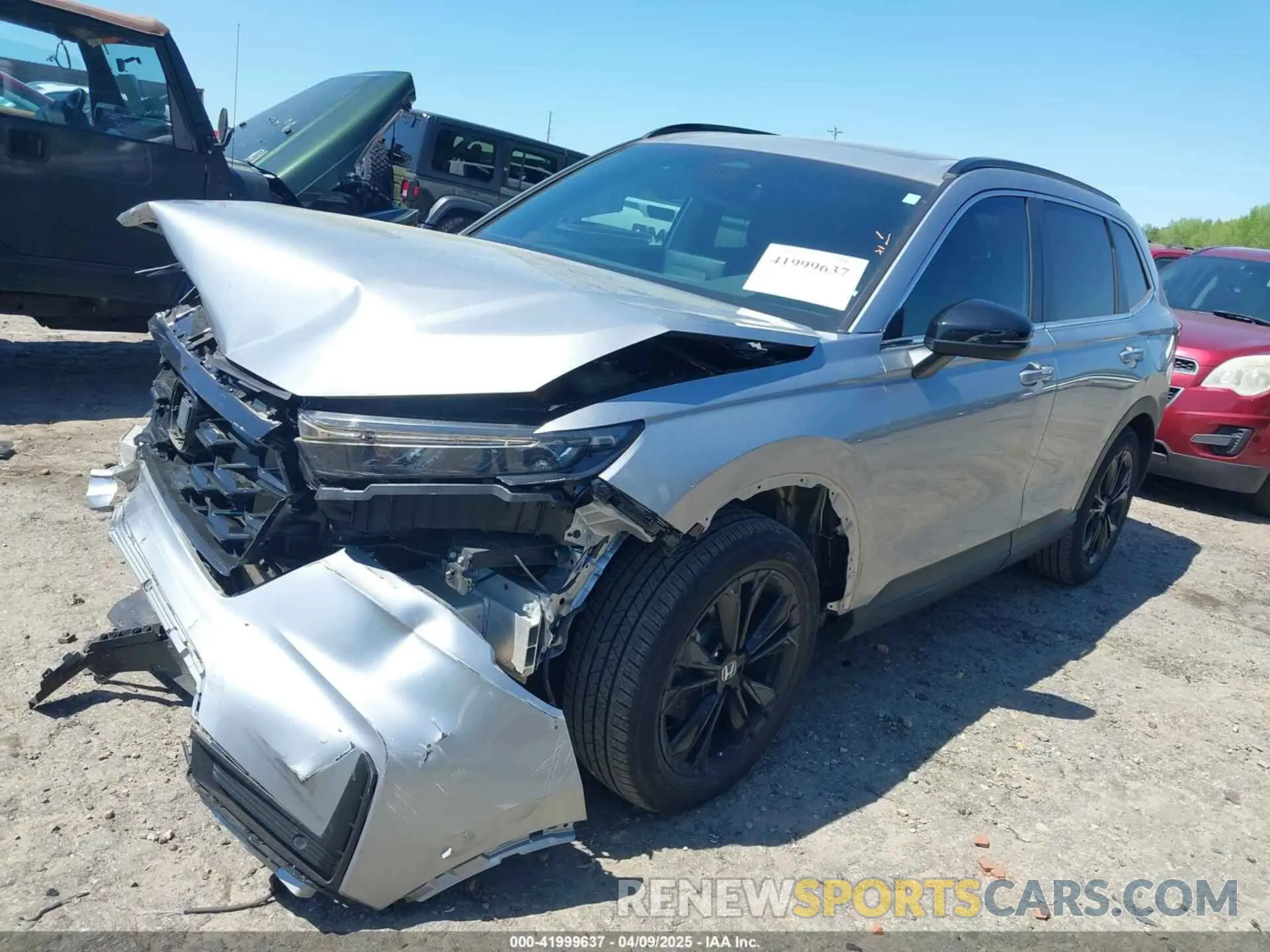 2 Фотография поврежденного автомобиля 5J6RS6H93PL004120 HONDA CR-V HYBRID 2023
