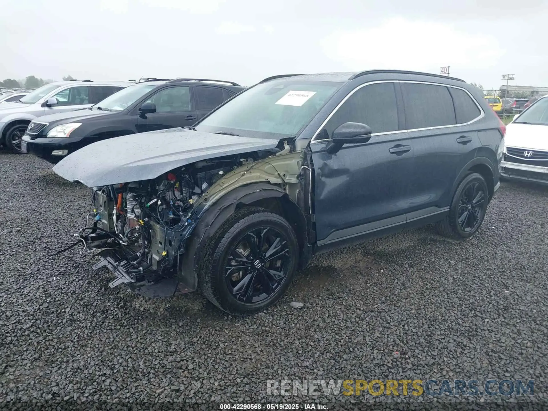2 Photograph of a damaged car 5J6RS6H94PL006801 HONDA CR-V HYBRID 2023