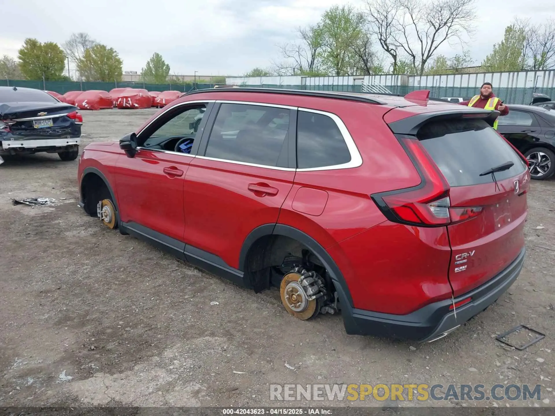3 Фотография поврежденного автомобиля 7FARS6H50PE041880 HONDA CR-V HYBRID 2023