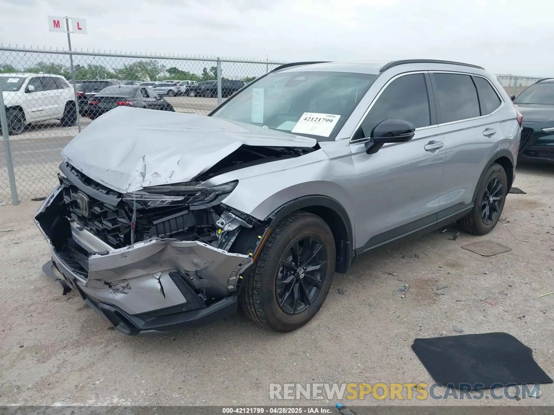 2 Фотография поврежденного автомобиля 7FARS5H88RE022453 HONDA CR-V HYBRID 2024