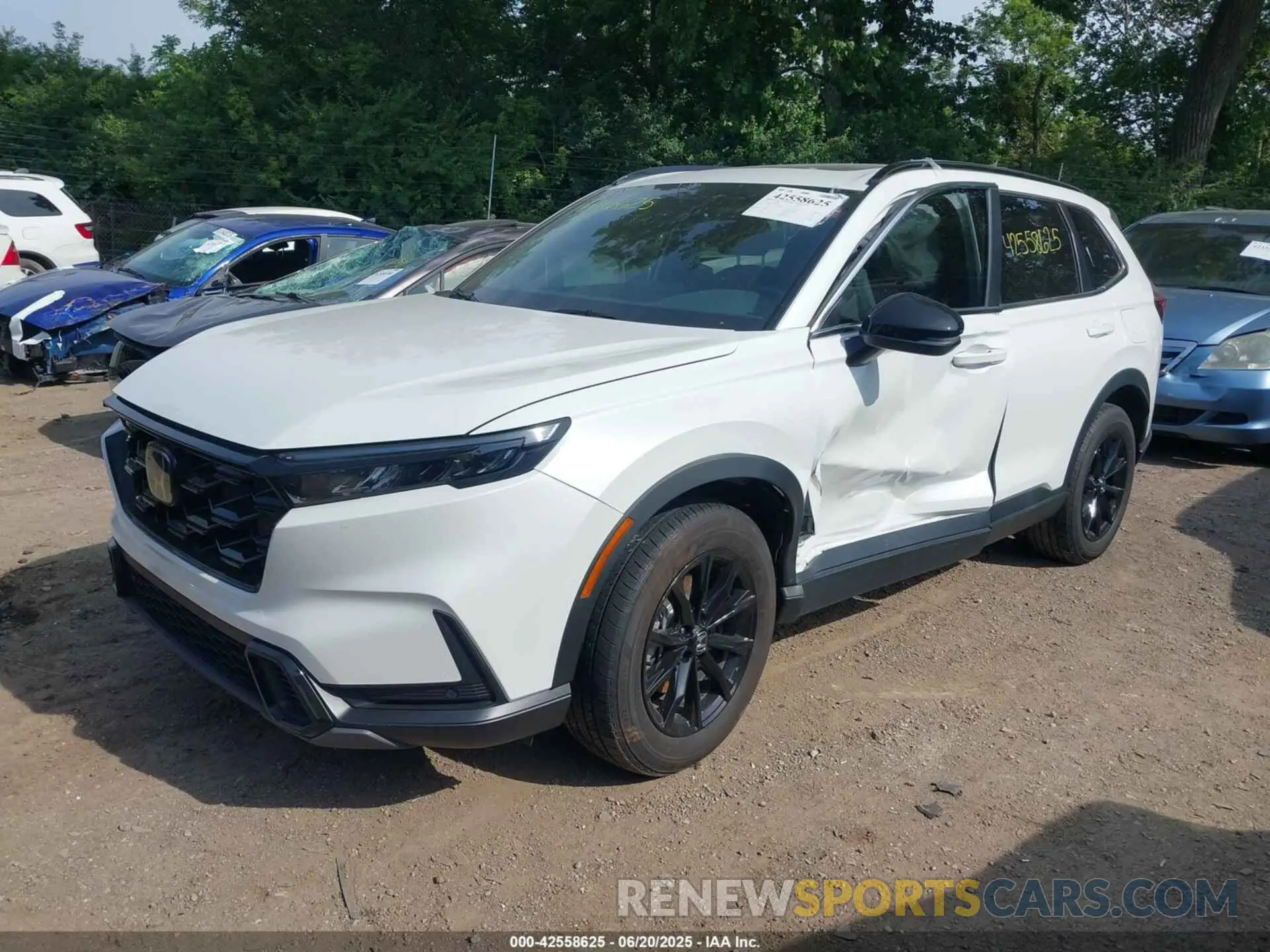 2 Фотография поврежденного автомобиля 7FARS6H83RE056497 HONDA CR-V HYBRID 2024