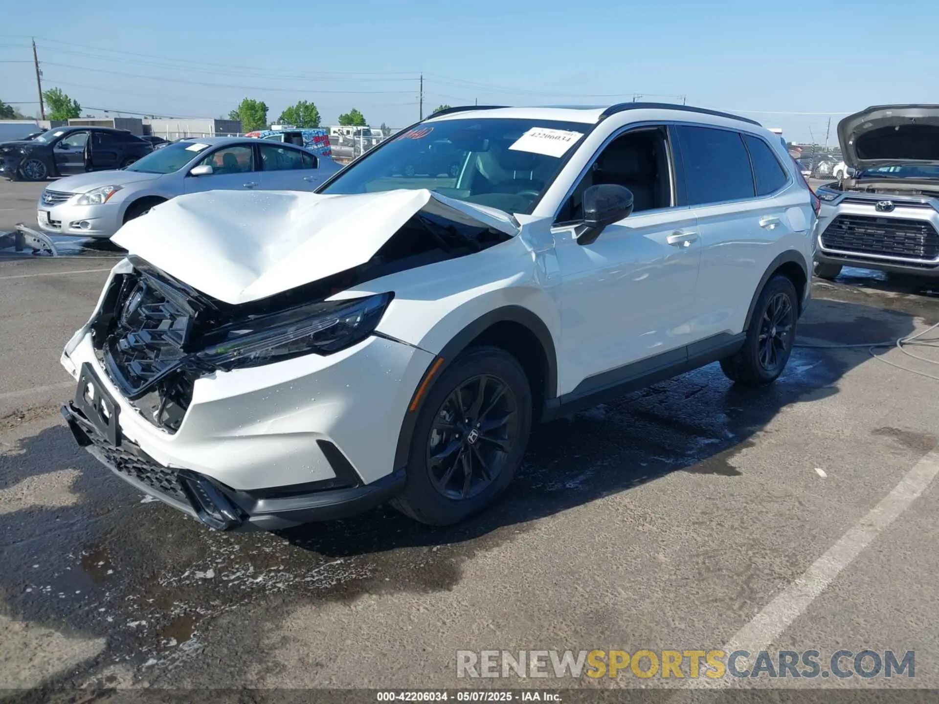 2 Photograph of a damaged car 7FARS6H84RE079321 HONDA CR-V HYBRID 2024