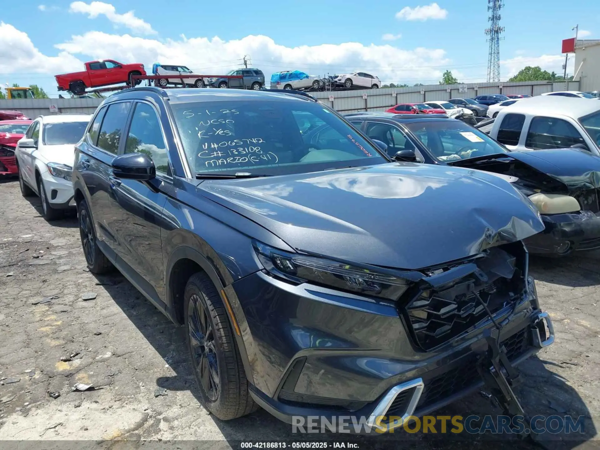 1 Photograph of a damaged car 7FARS6H91RE065742 HONDA CR-V HYBRID 2024