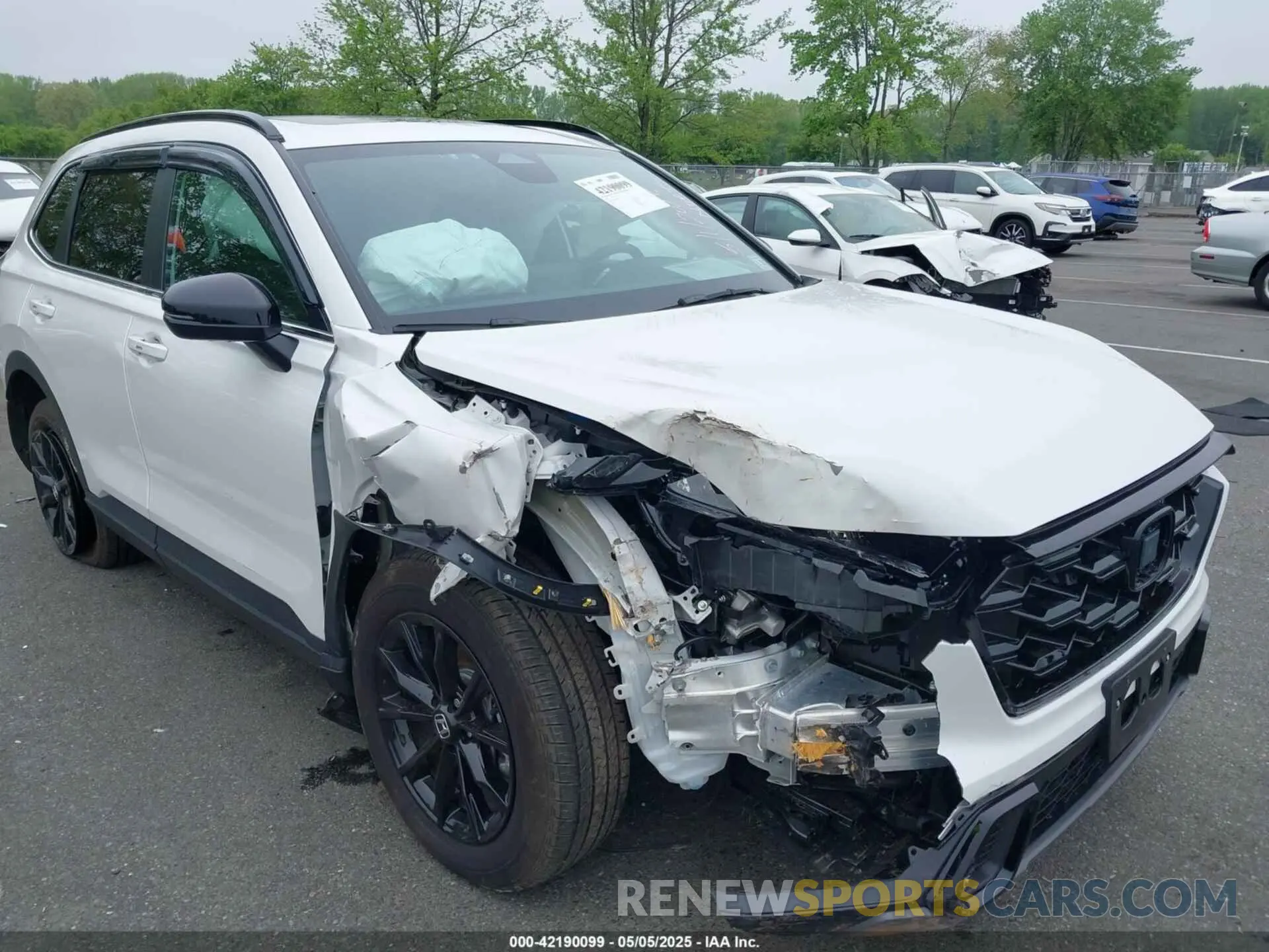 6 Photograph of a damaged car 5J6RS6H59SL014933 HONDA CR-V HYBRID 2025
