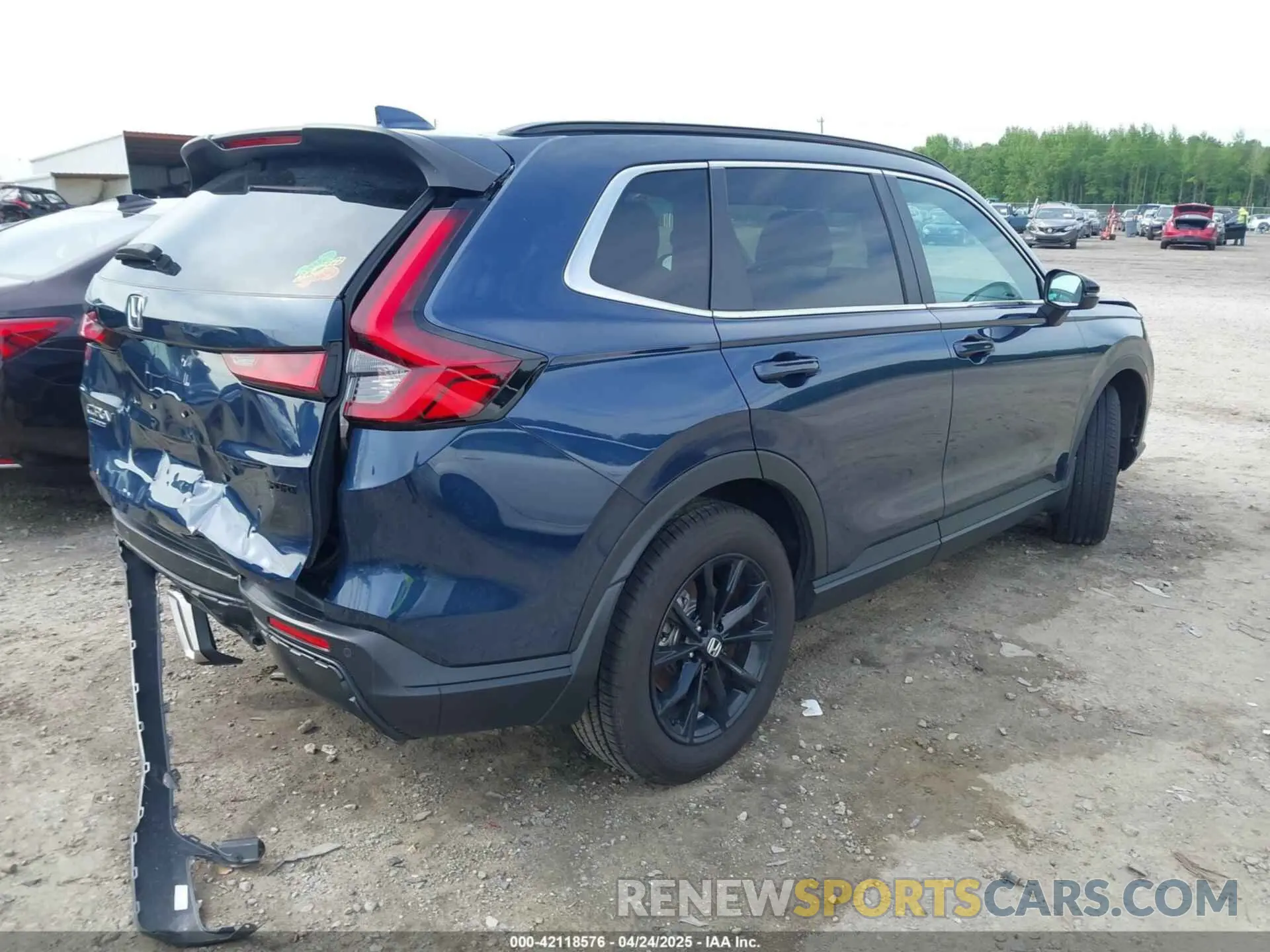 4 Фотография поврежденного автомобиля 5J6RS6H81SL028240 HONDA CR-V HYBRID 2025