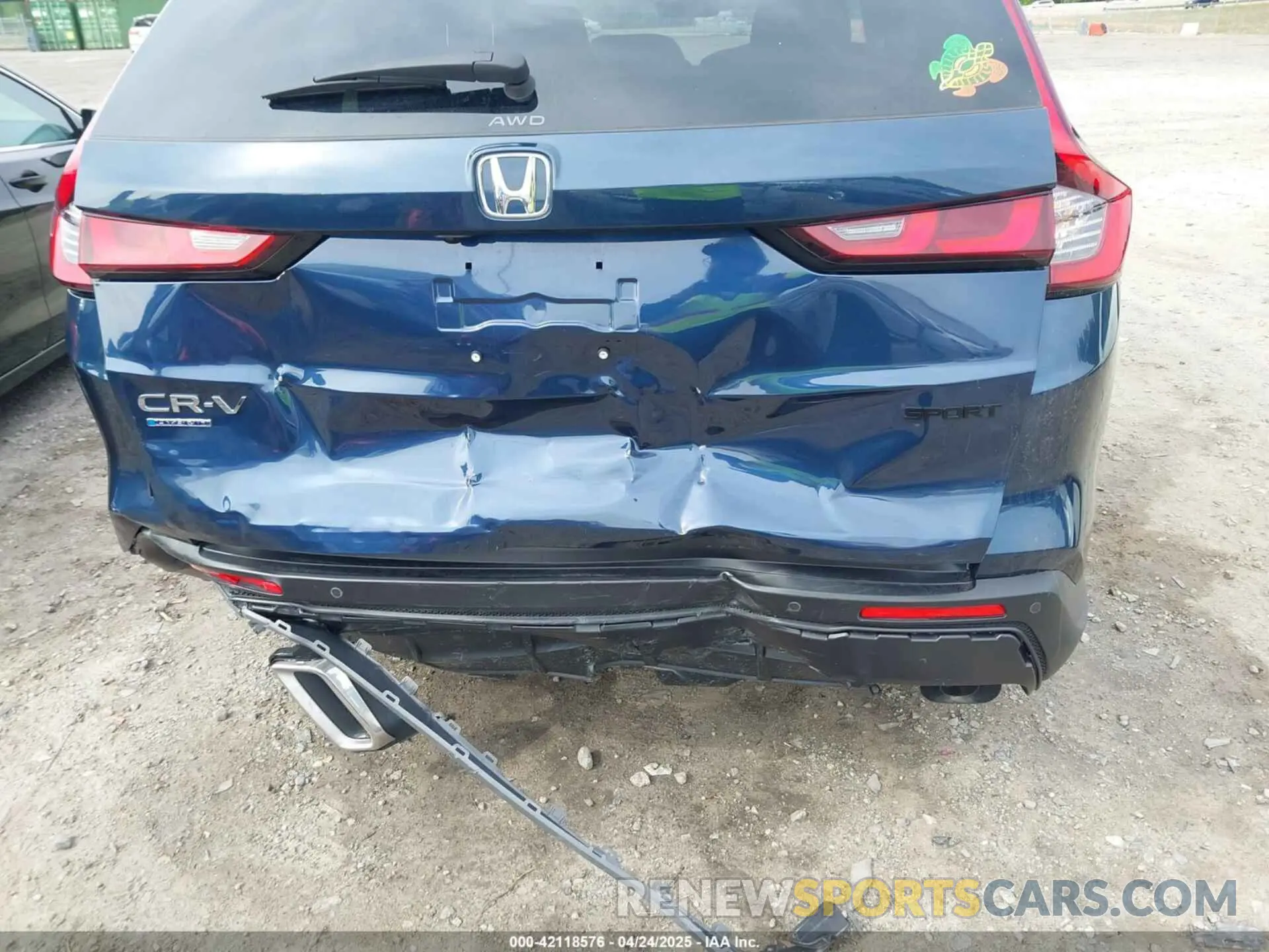6 Фотография поврежденного автомобиля 5J6RS6H81SL028240 HONDA CR-V HYBRID 2025